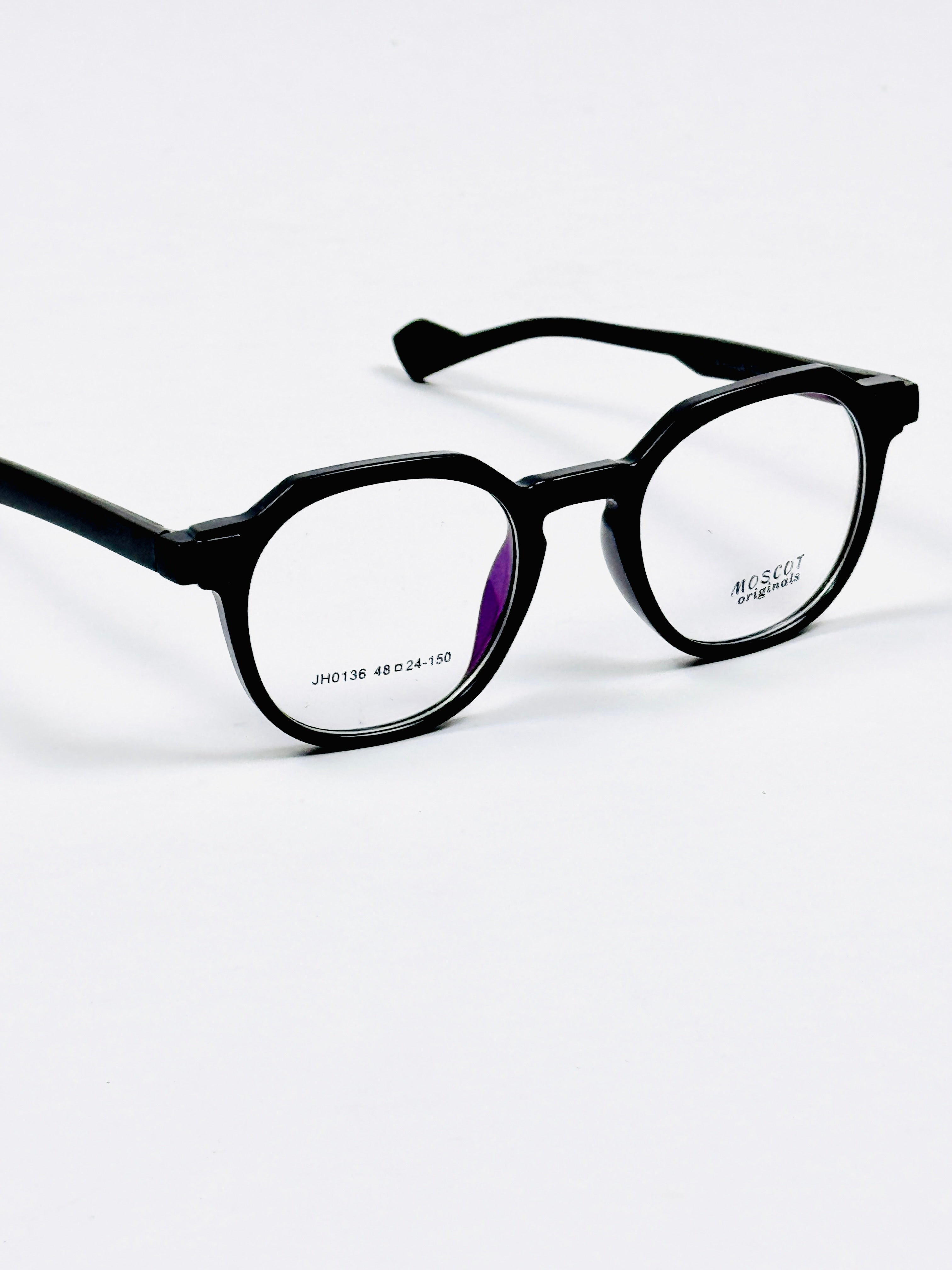 Moscot –0136– 48 - Black – Acetate – Optics – Unisex