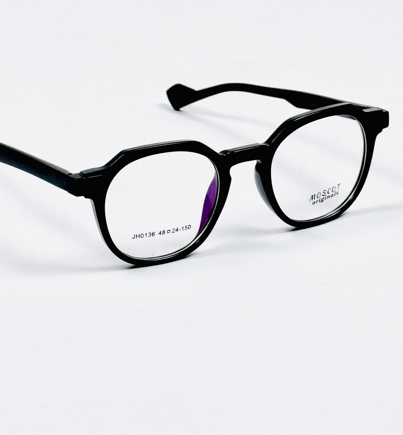 Moscot –0136– 48 - Black – Acetate – Optics – Unisex