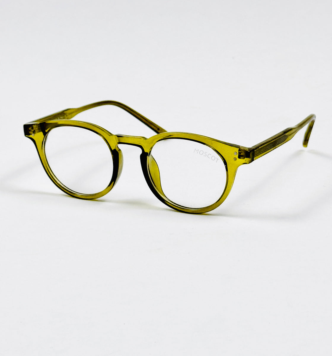Moscot – 83966 – 47 - Translucent Green – Acetate  – Optics - Unisex