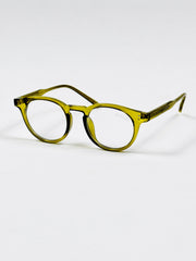 Moscot – 83966 – 47 - Translucent Green – Acetate  – Optics - Unisex