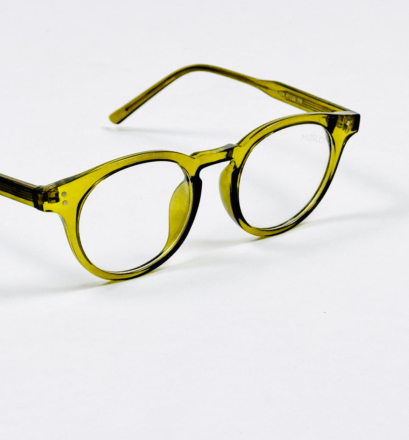 Moscot – 83966 – 47 - Translucent Green – Acetate  – Optics - Unisex