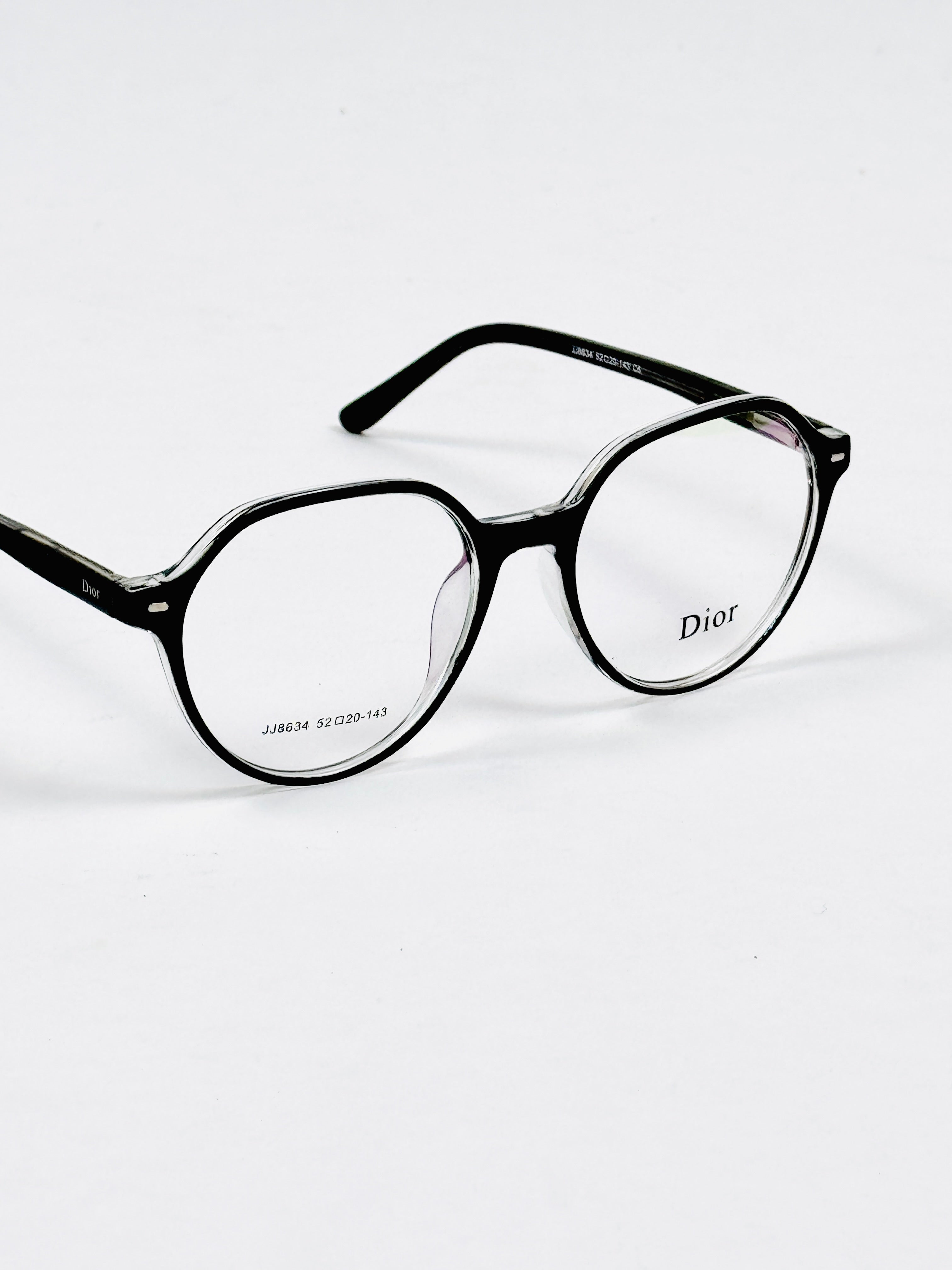 Dior – 8634 – 52 - Black – Acetate - Optics – Unisex