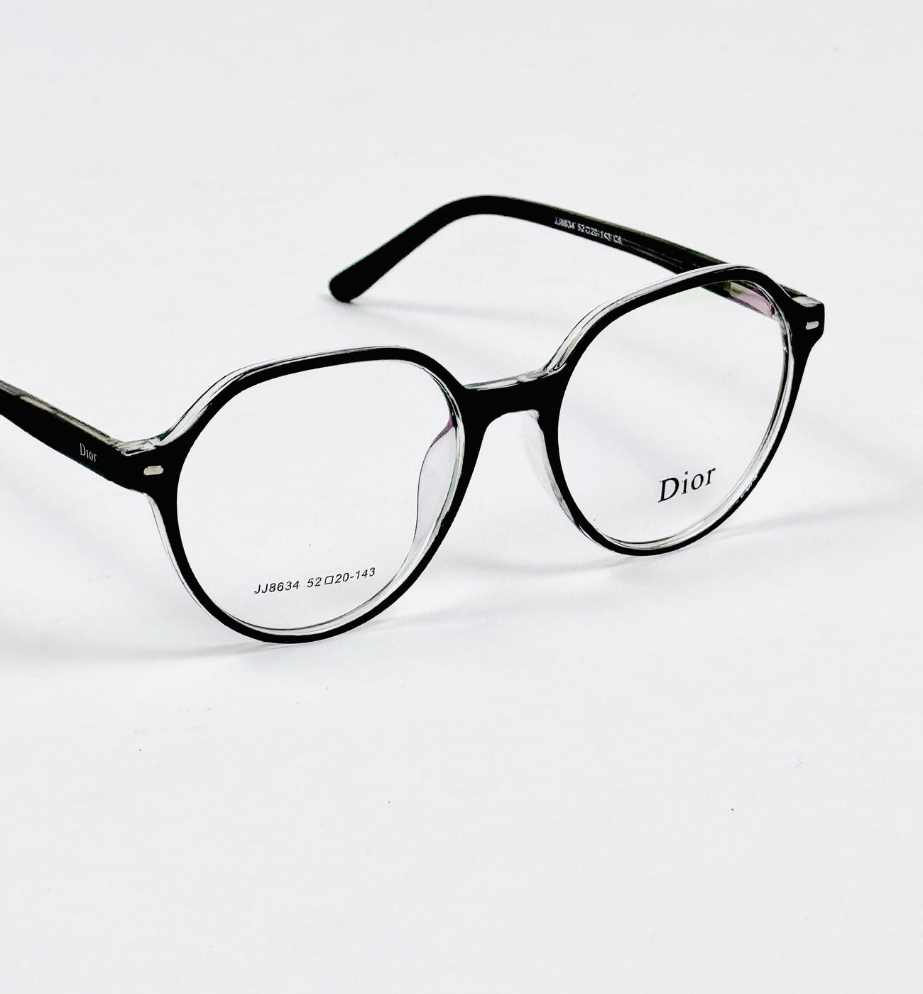 Dior – 8634 – 52 - Black – Acetate - Optics – Unisex