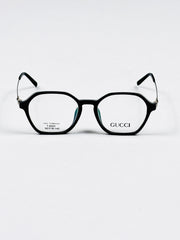 Gucci – 6008 – 52 - Black – Metal - Acetate – Optics – Ladies