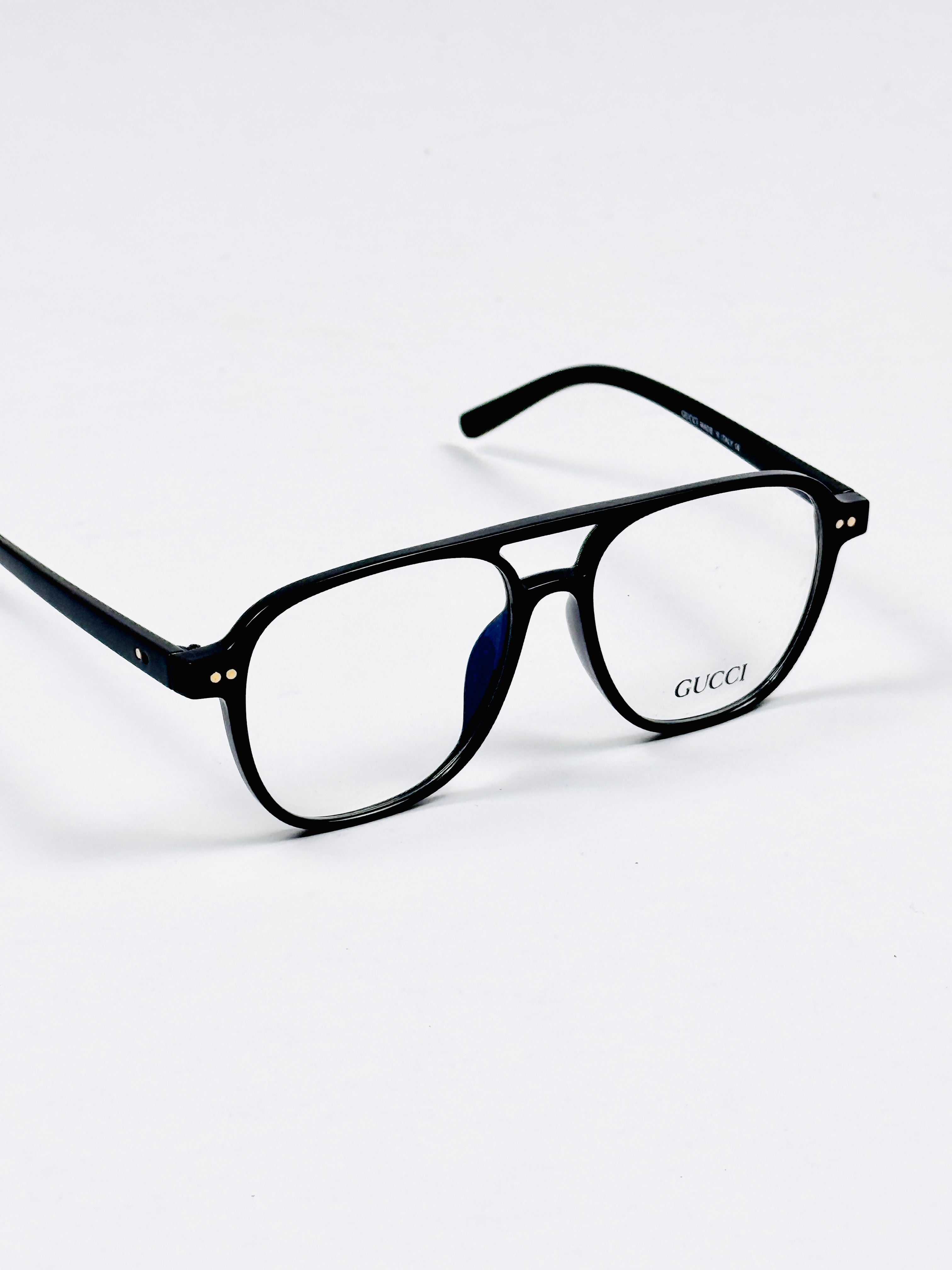 Gucci – 1068 – 54 - Black – Acetate – Optics – Unisex