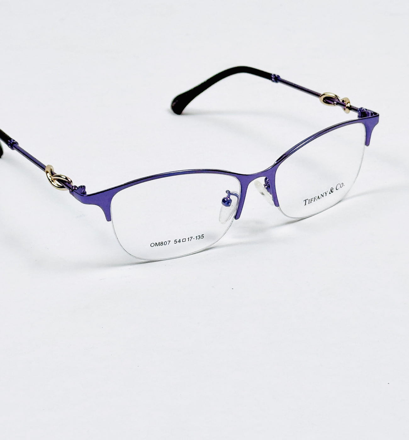 Tiffany & Co – 807 – 54 – Purple –  Metal - Optics – Ladies