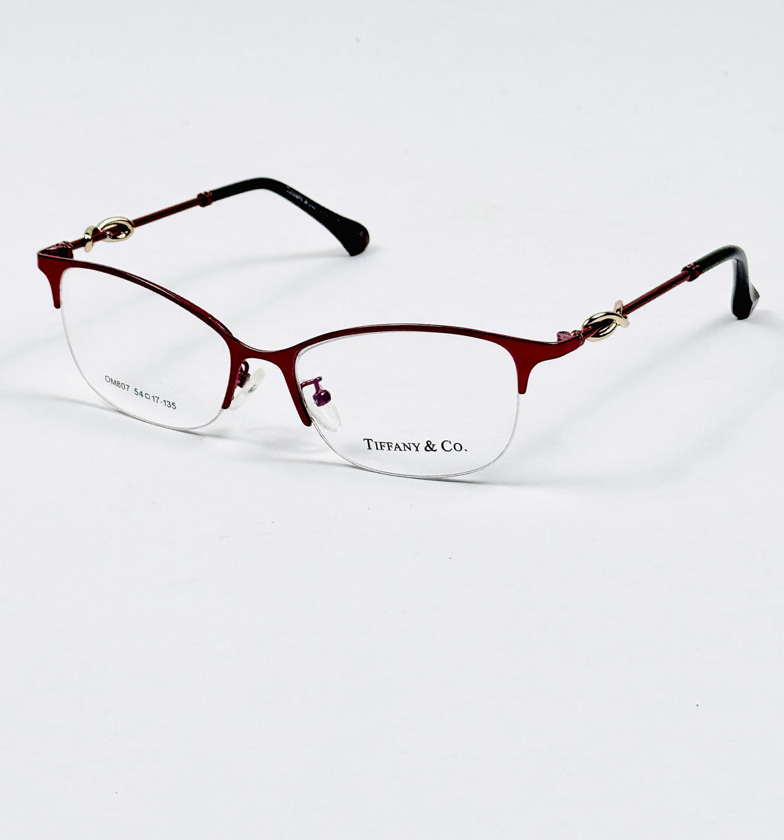 Tiffany & Co – 807 – 54 – Red –  Metal - Optics – Ladies