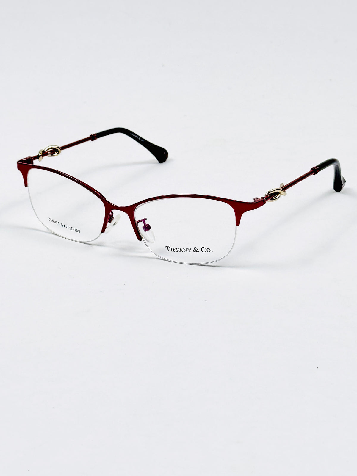 Tiffany & Co – 807 – 54 – Red –  Metal - Optics – Ladies