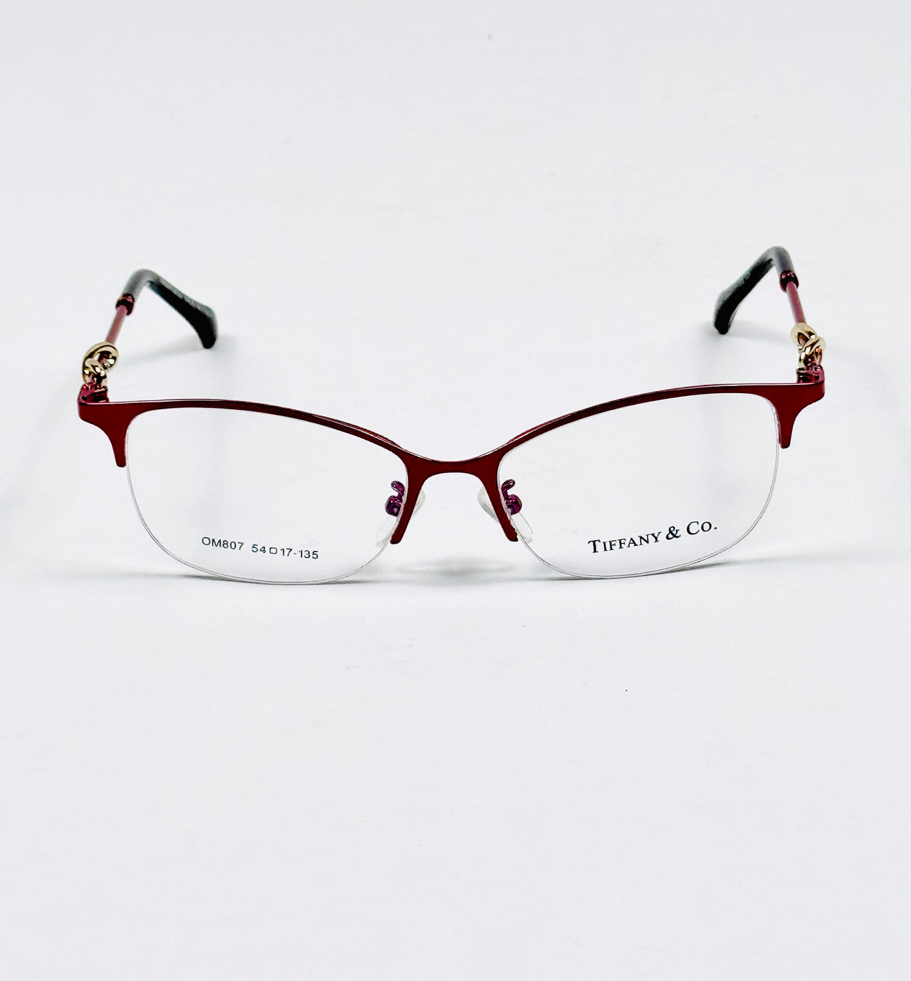 Tiffany & Co – 807 – 54 – Red –  Metal - Optics – Ladies
