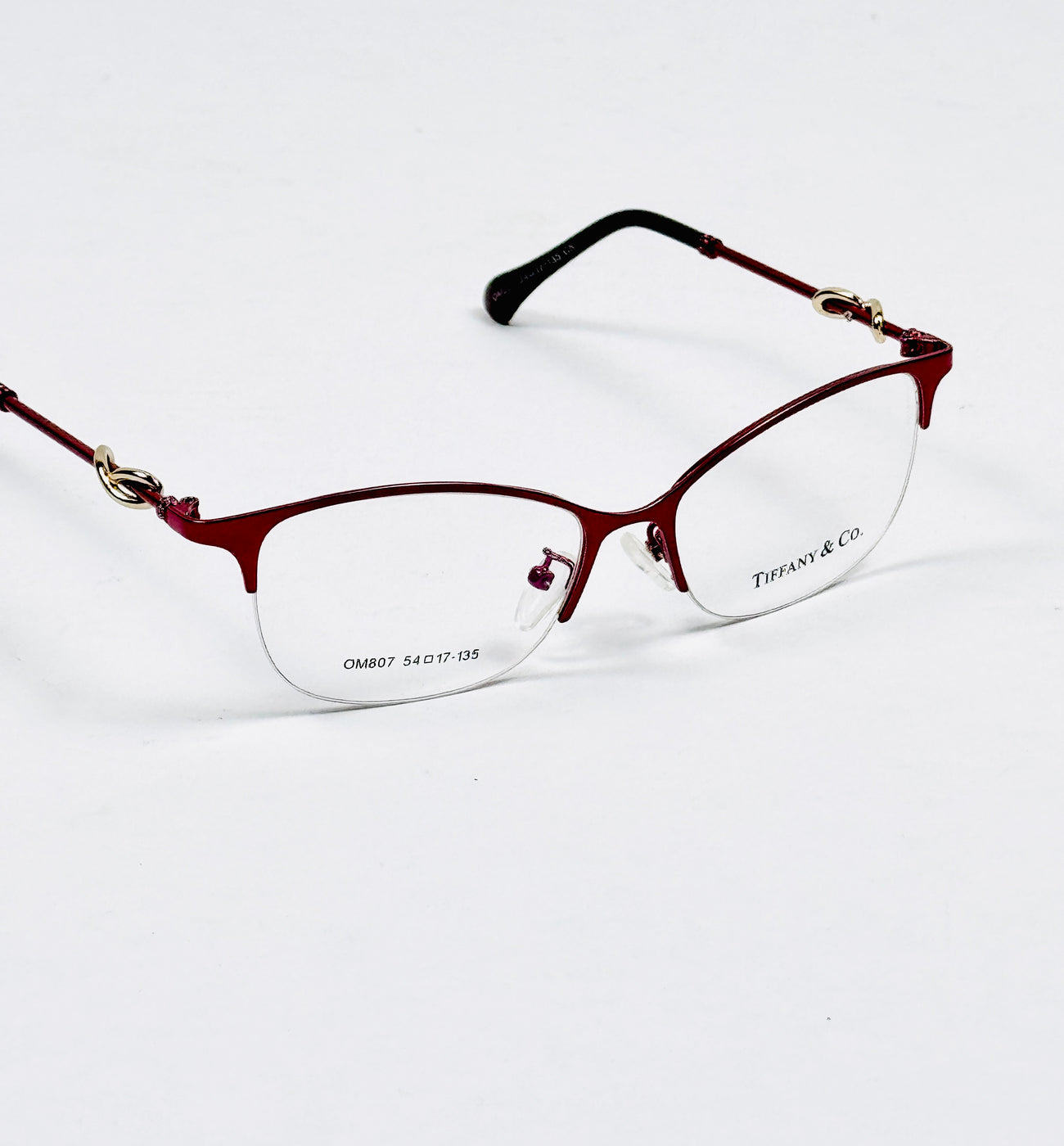 Tiffany & Co – 807 – 54 – Red –  Metal - Optics – Ladies