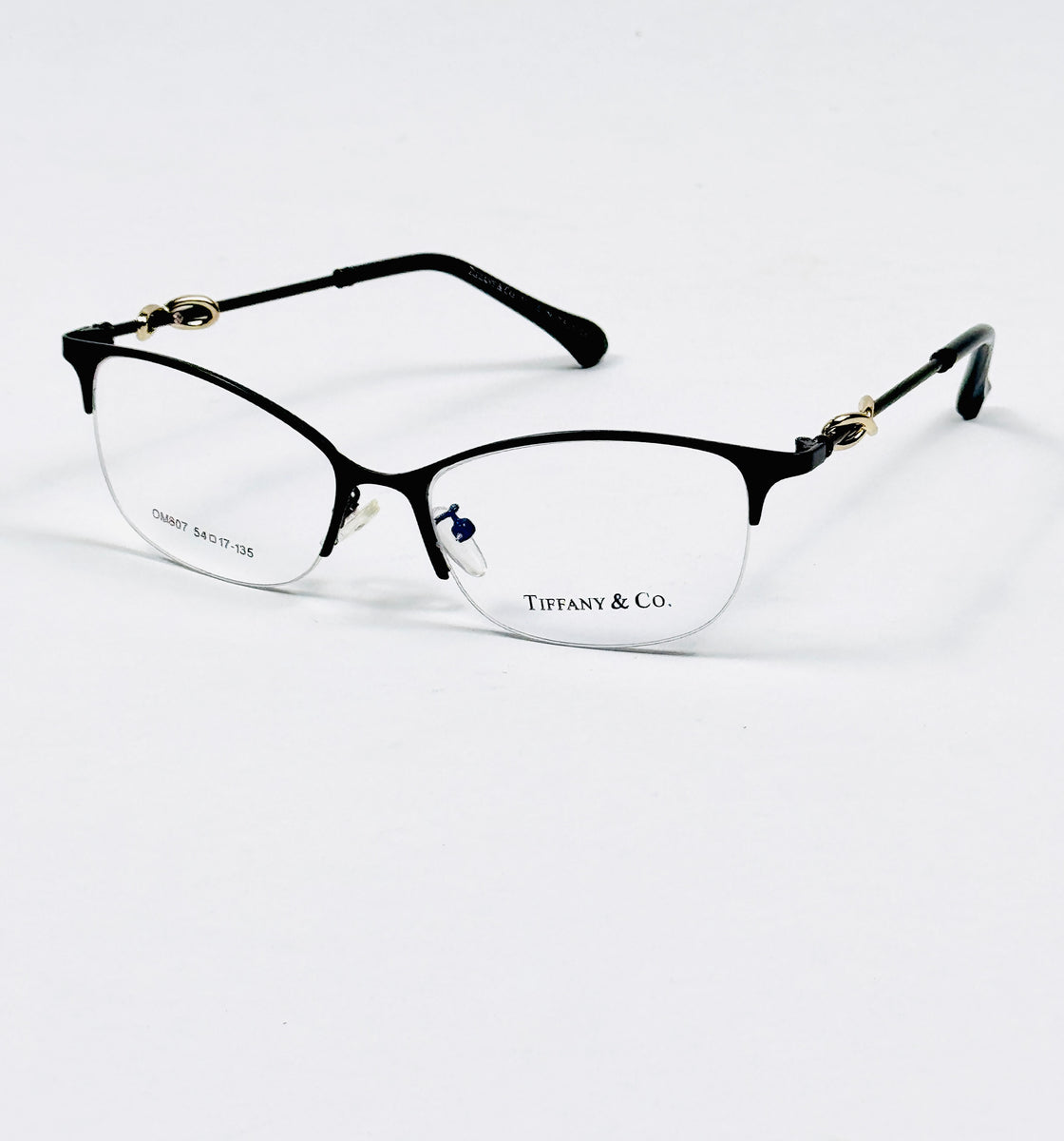 Tiffany & Co – 807 – 54 – Black –  Metal - Optics – Ladies