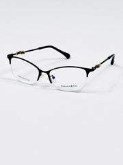 Tiffany & Co – 807 – 54 – Black –  Metal - Optics – Ladies