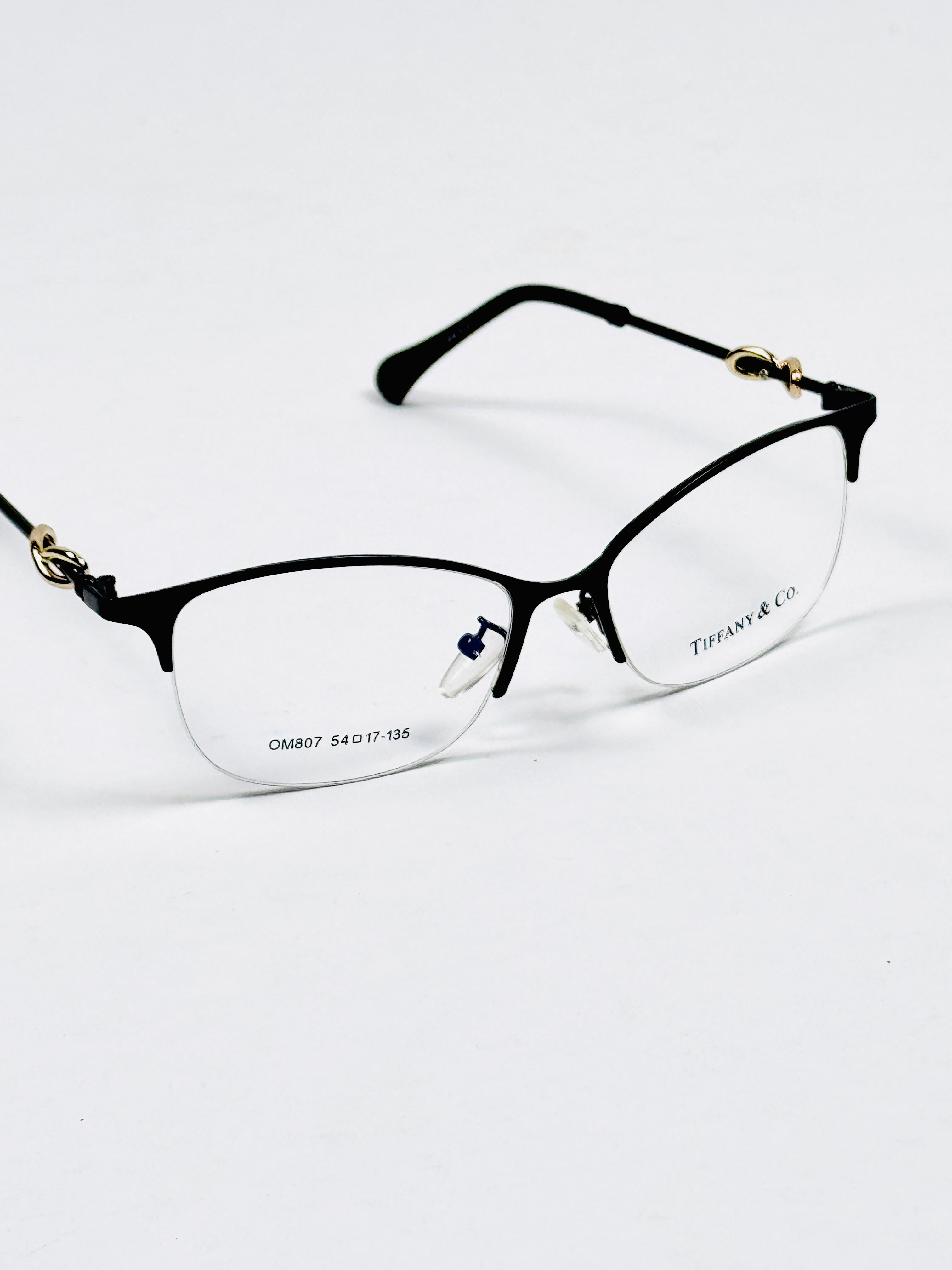 Tiffany & Co – 807 – 54 – Black –  Metal - Optics – Ladies