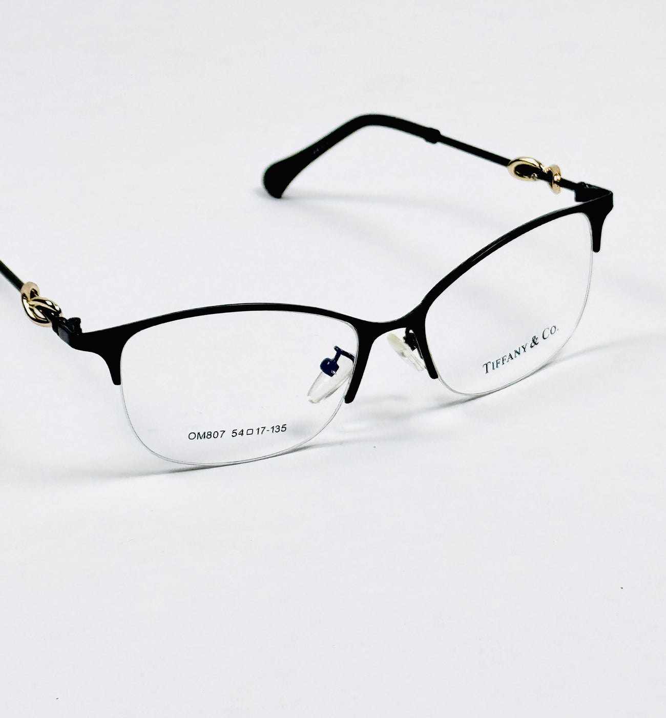 Tiffany & Co – 807 – 54 – Black –  Metal - Optics – Ladies