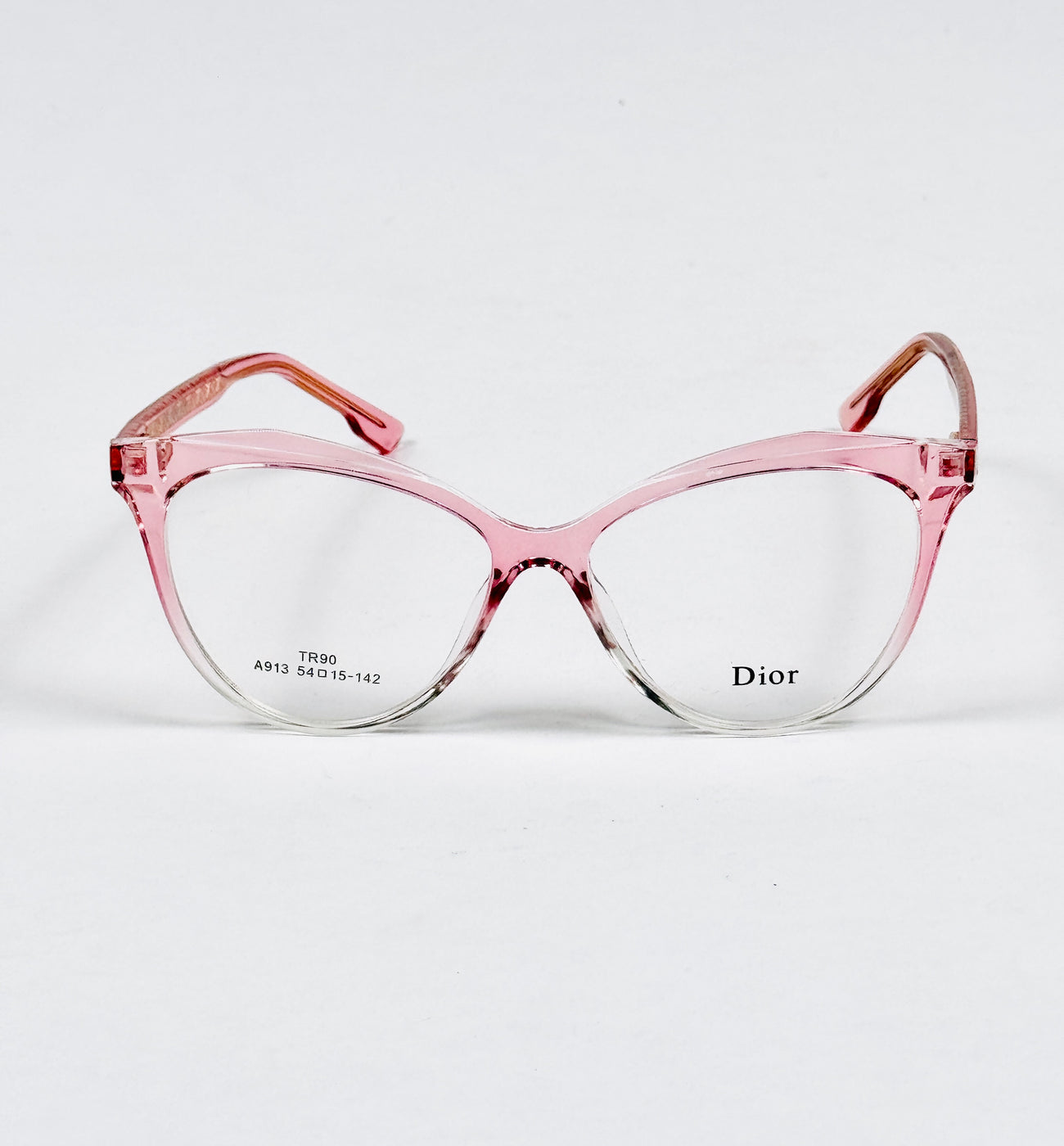 Dior – 913 – 54 – Pink Transparent –  Acetate - Optics – Ladies