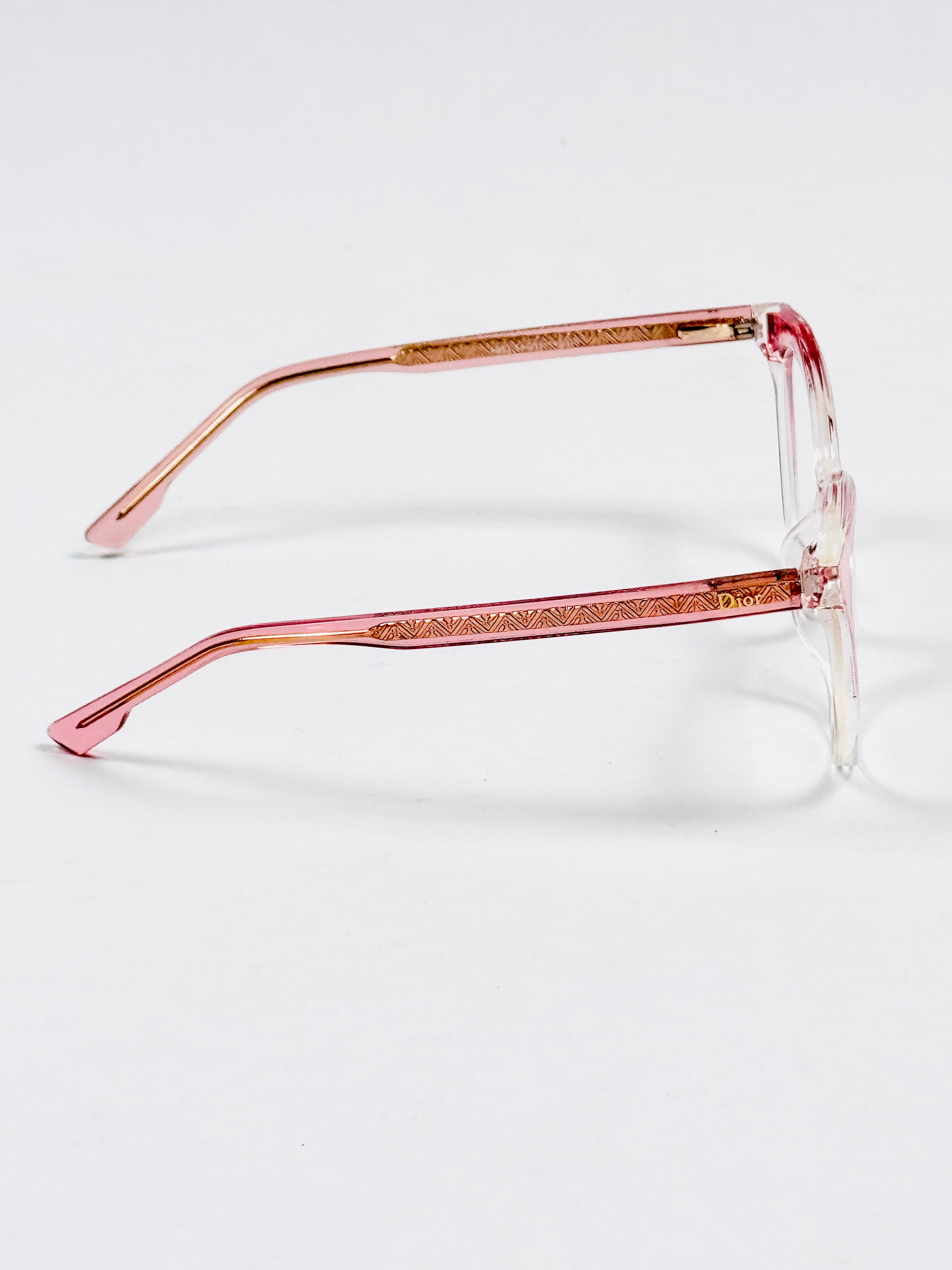 Dior – 913 – 54 – Pink Transparent –  Acetate - Optics – Ladies