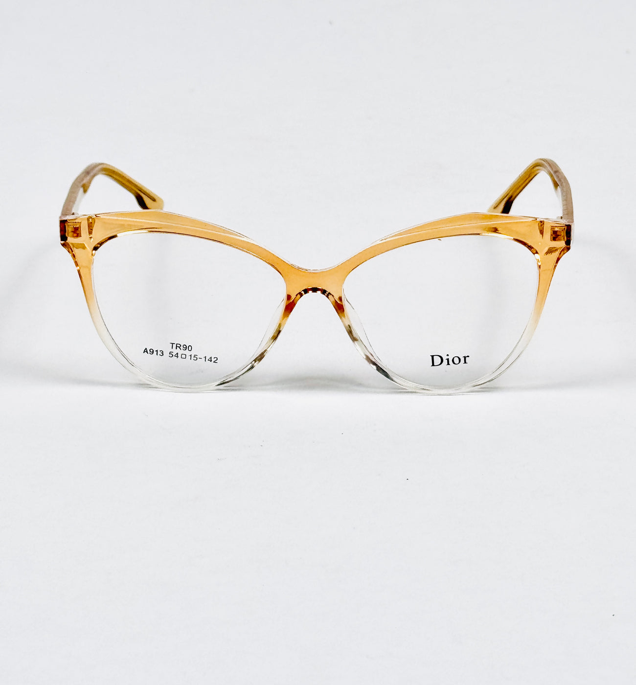 Dior – 913 – 54 – Yellow Transparent –  Acetate - Optics – Ladies