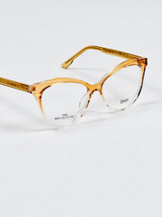 Dior – 913 – 54 – Yellow Transparent –  Acetate - Optics – Ladies