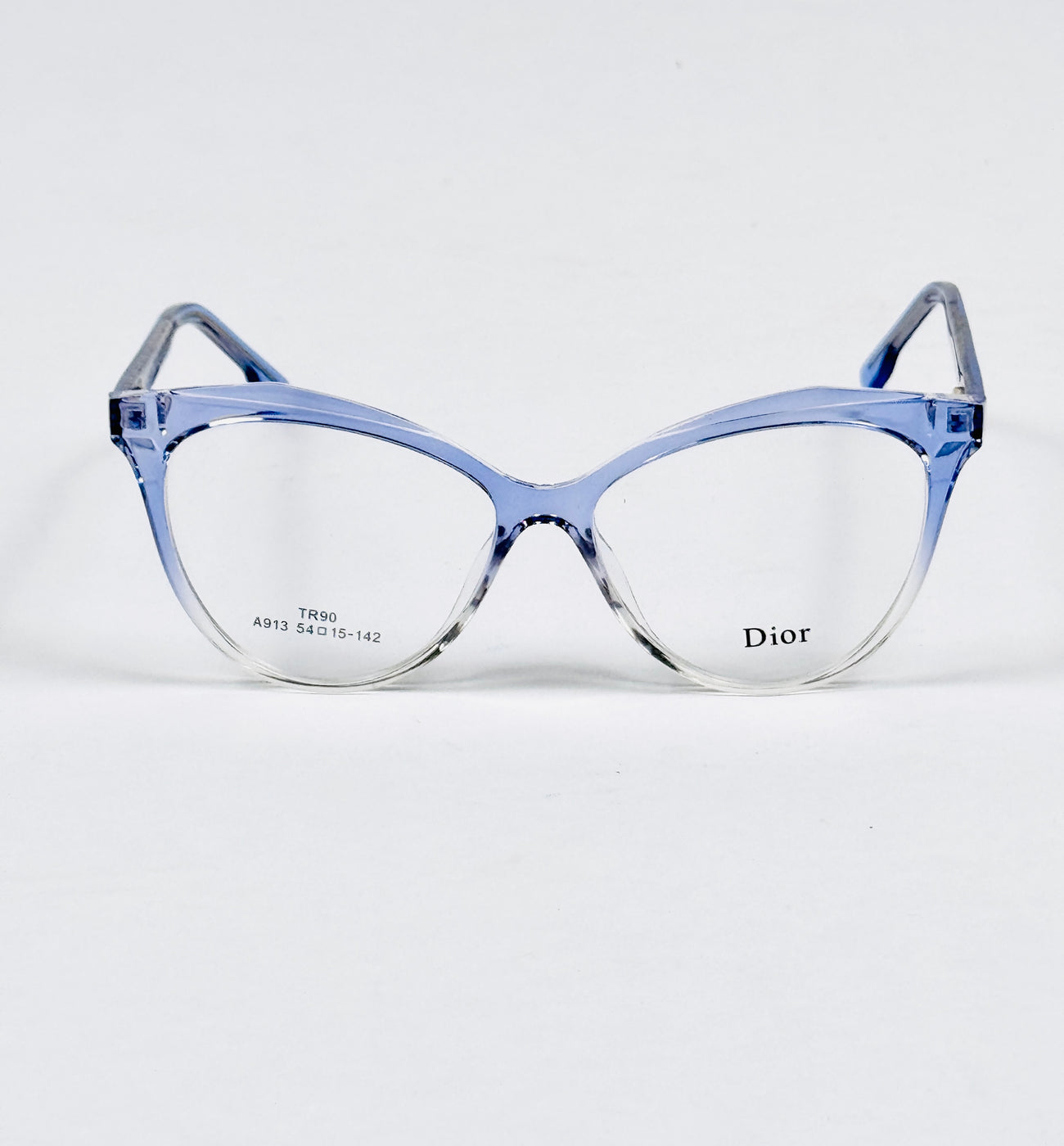 Dior – 913 – 54 – Blue Transparent –  Acetate - Optics – Ladies