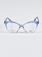 Dior – 913 – 54 – Blue Transparent –  Acetate - Optics – Ladies