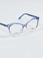 Dior – 913 – 54 – Blue Transparent –  Acetate - Optics – Ladies