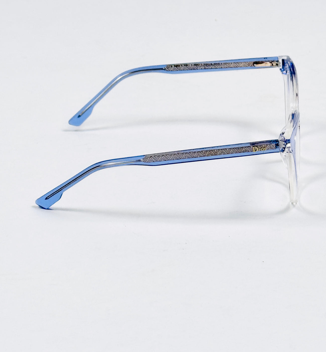 Dior – 913 – 54 – Blue Transparent –  Acetate - Optics – Ladies