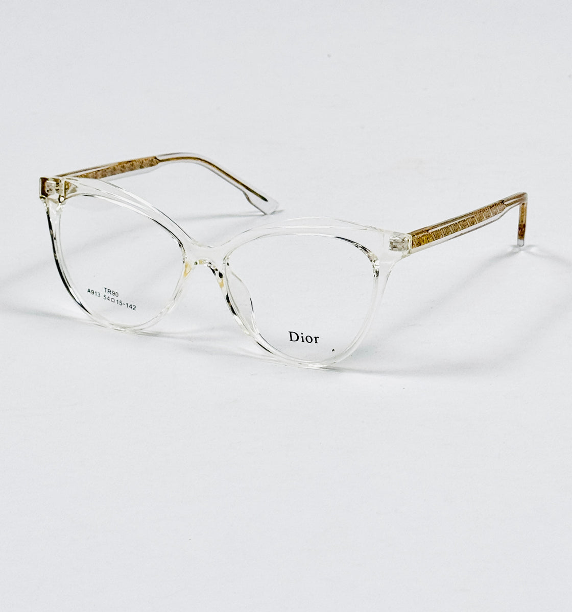 Dior – 913 – 54 – Transparent –  Acetate - Optics – Ladies