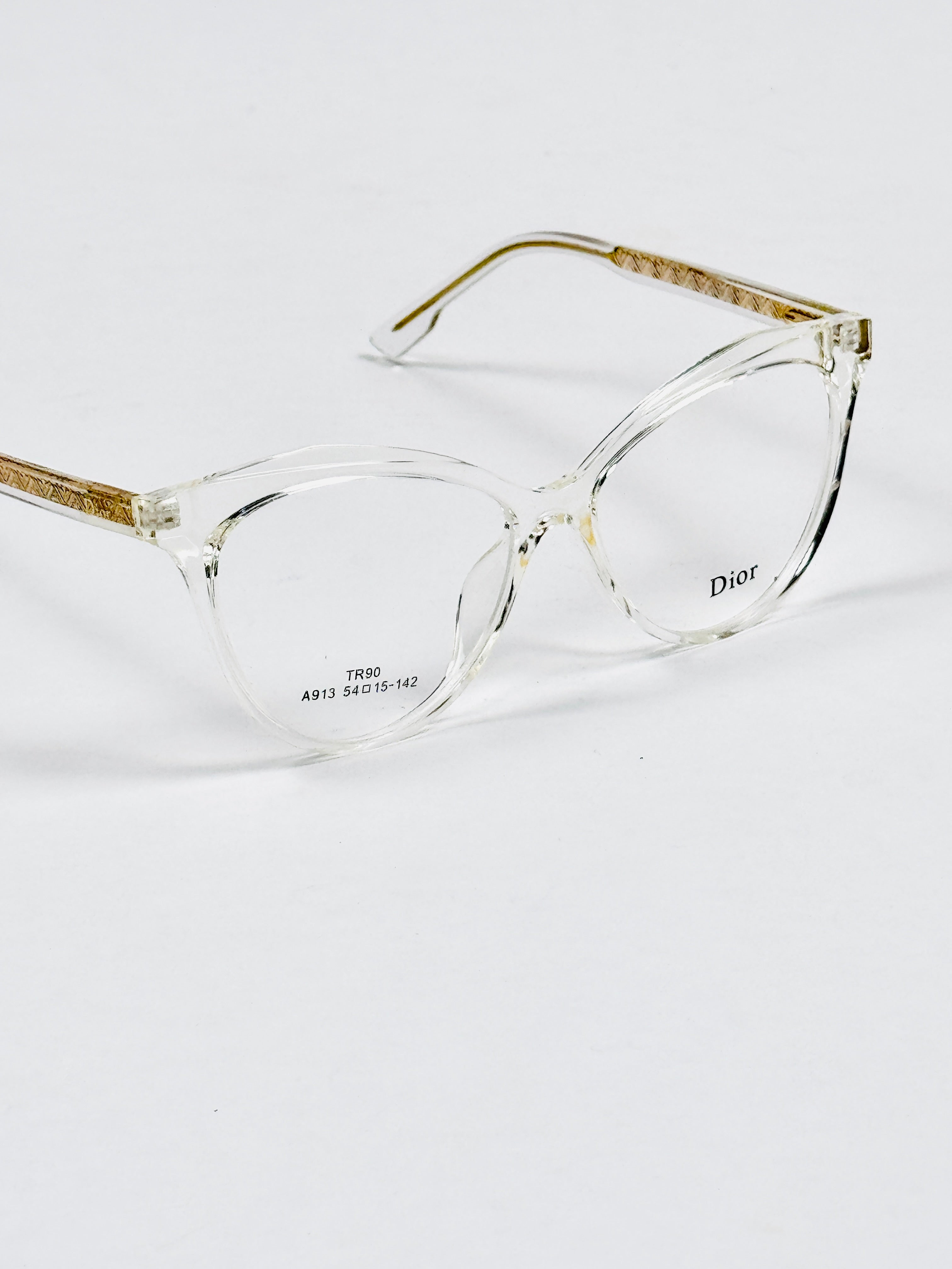 Dior – 913 – 54 – Transparent –  Acetate - Optics – Ladies