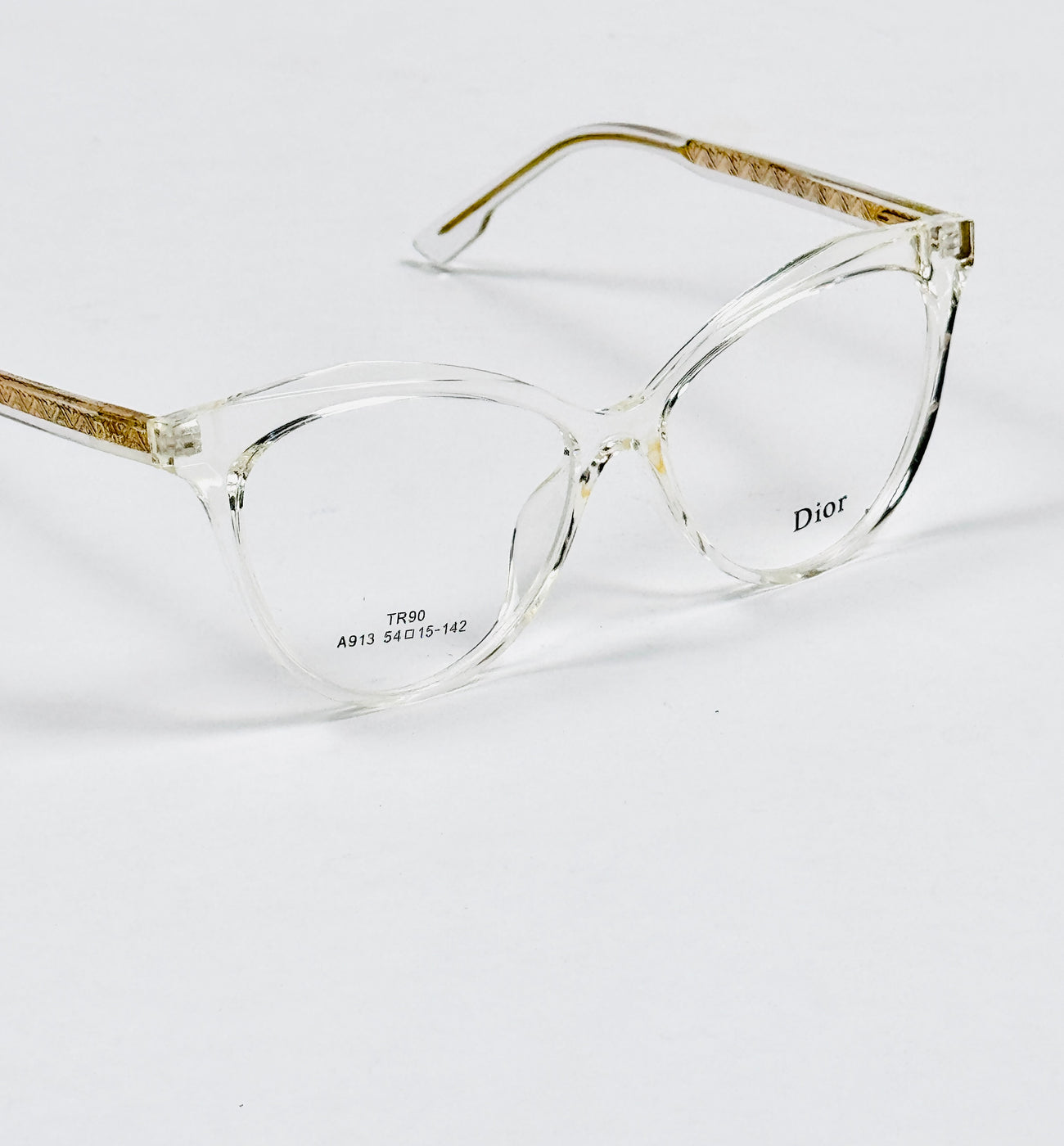 Dior – 913 – 54 – Transparent –  Acetate - Optics – Ladies