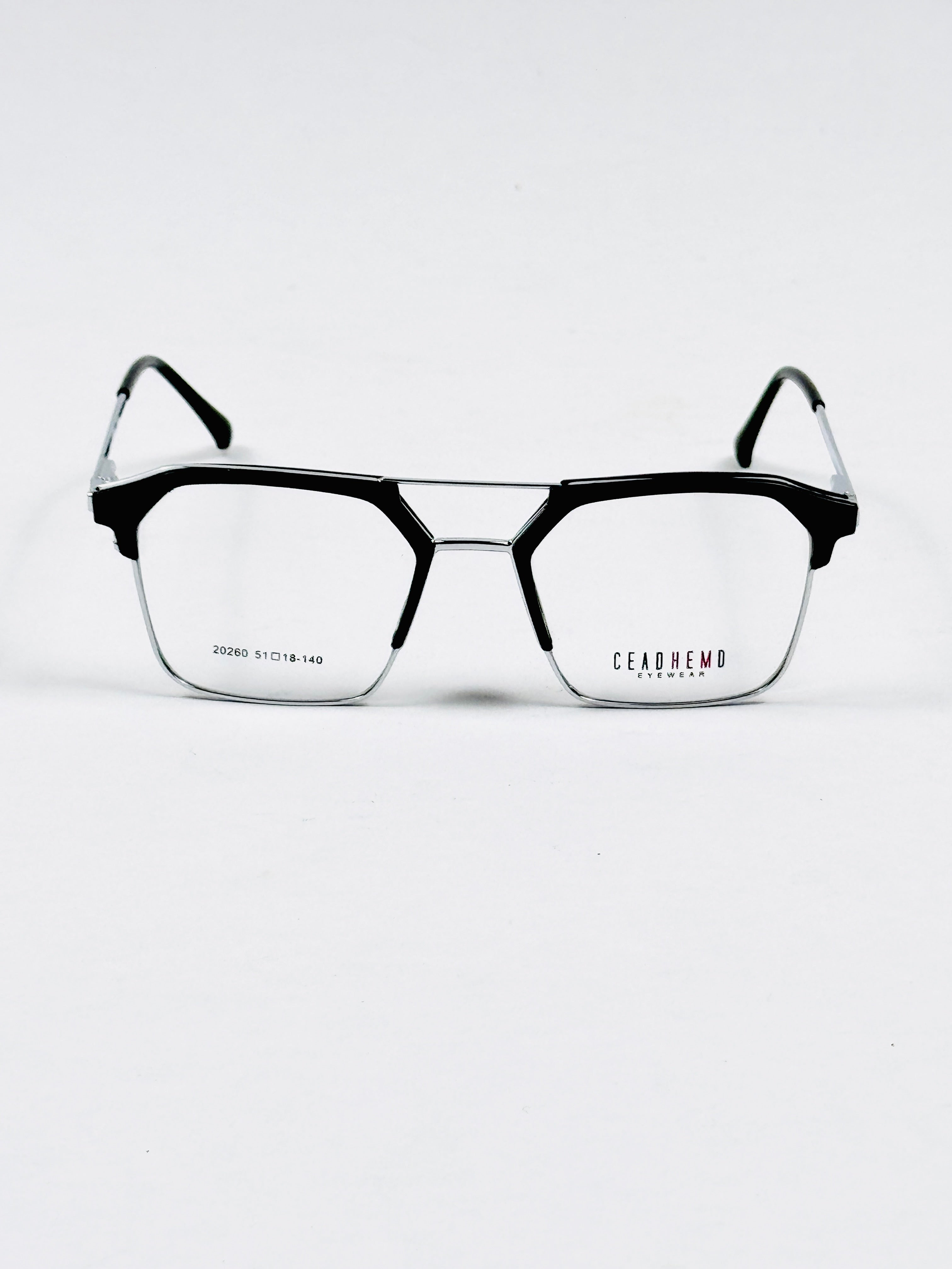 Dior – 20260 – 51 – Silver Black –  Metal - Optics – Unisex