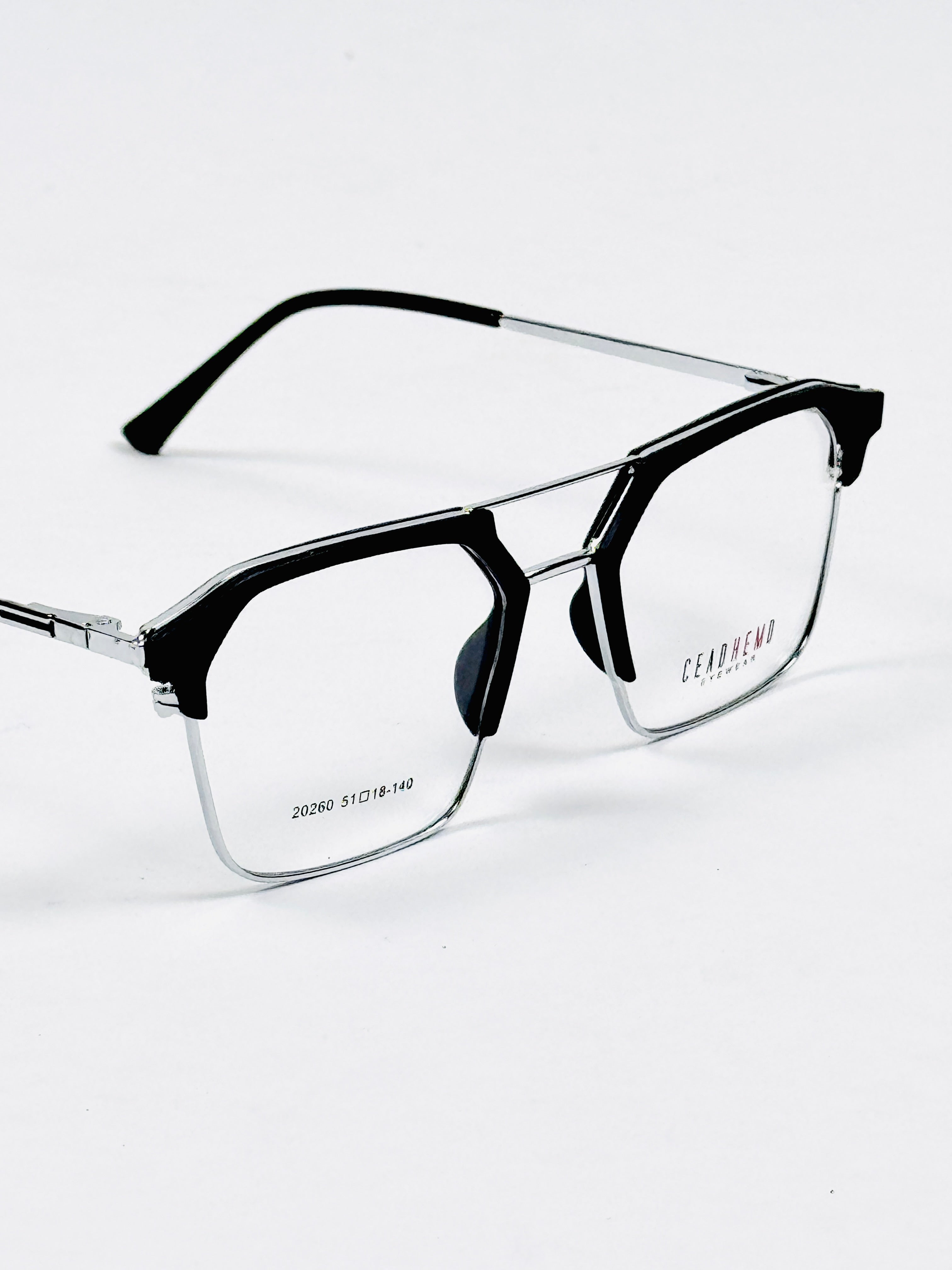 Dior – 20260 – 51 – Silver Black –  Metal - Optics – Unisex