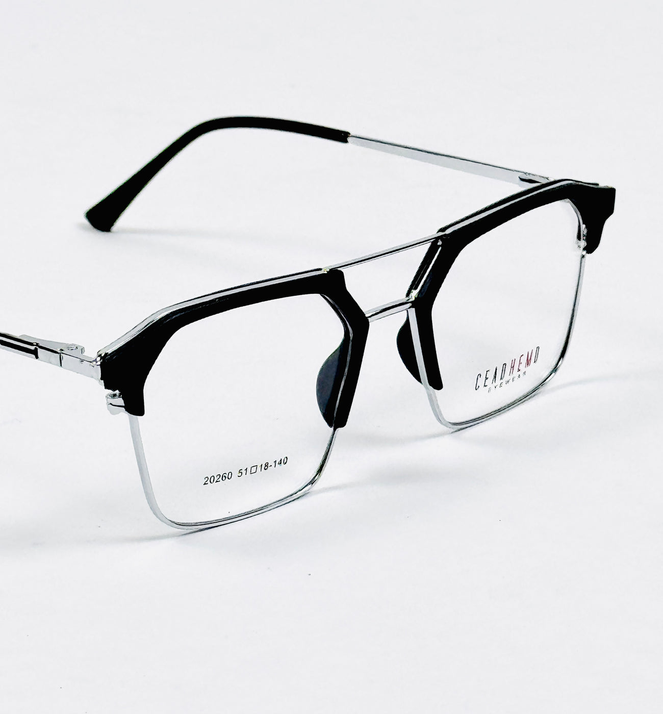 Dior – 20260 – 51 – Silver Black –  Metal - Optics – Unisex