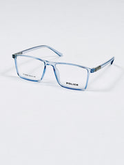 Police – 88008 – 53 – Transparent Blue –  Acetate - Optics – Unisex