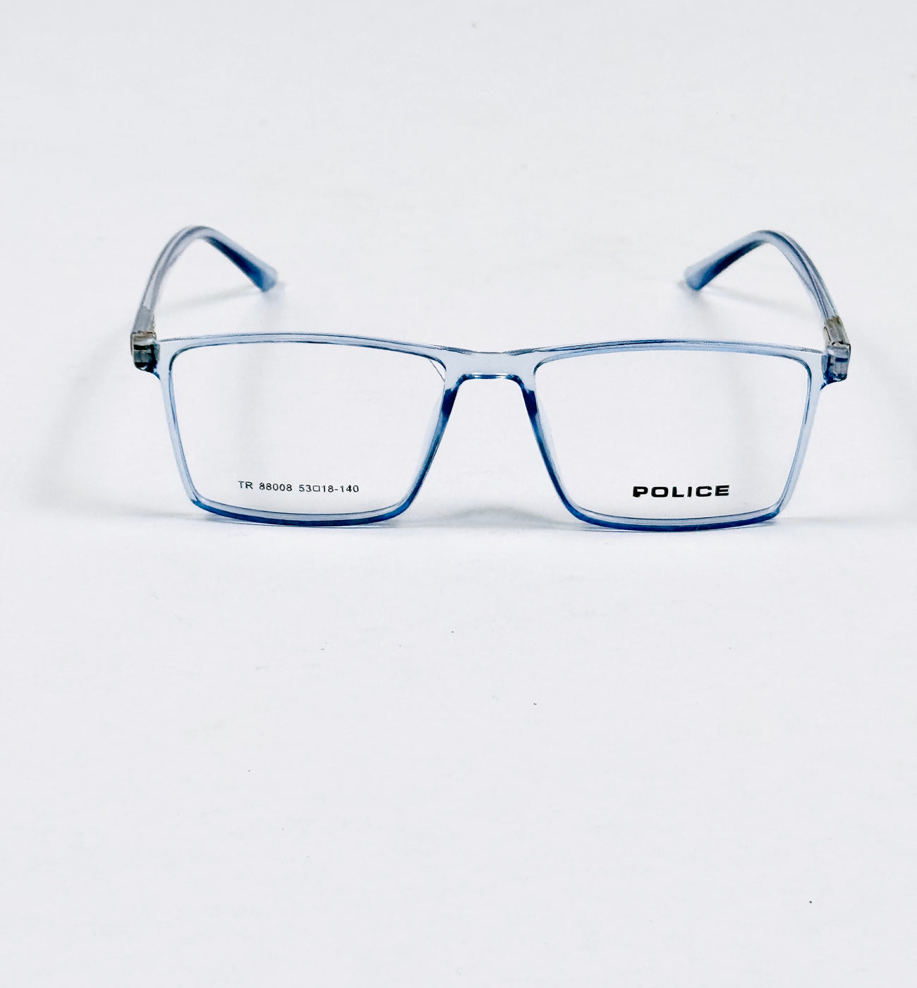 Police – 88008 – 53 – Transparent Blue –  Acetate - Optics – Unisex
