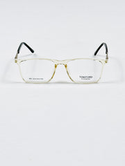 Tom Ford – A01 – 52 – Black Transparent –  Acetate - Optics – Unisex