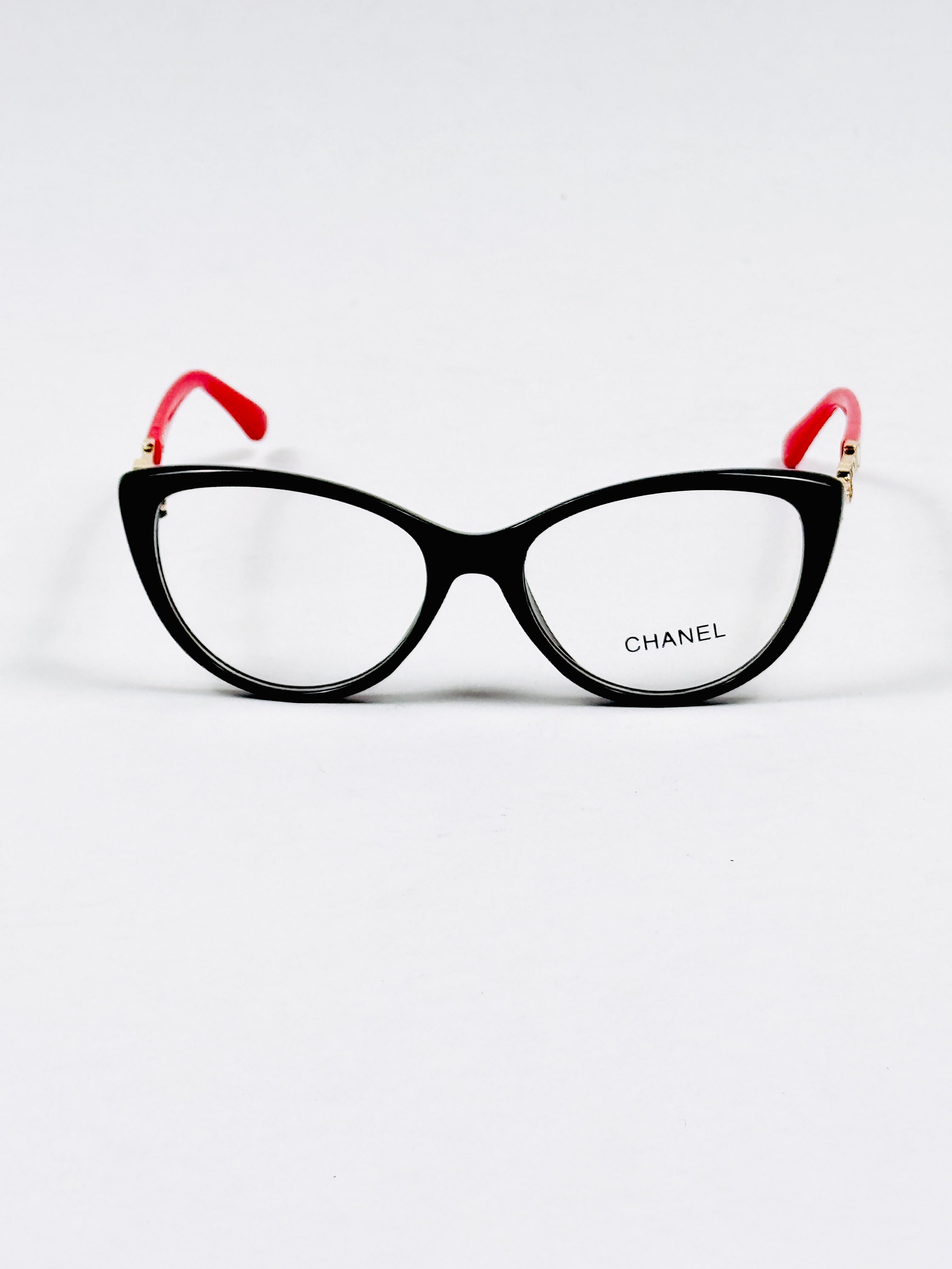 Chanel – 888 – 53 – Red Black –  Acetate - Optics – Ladies