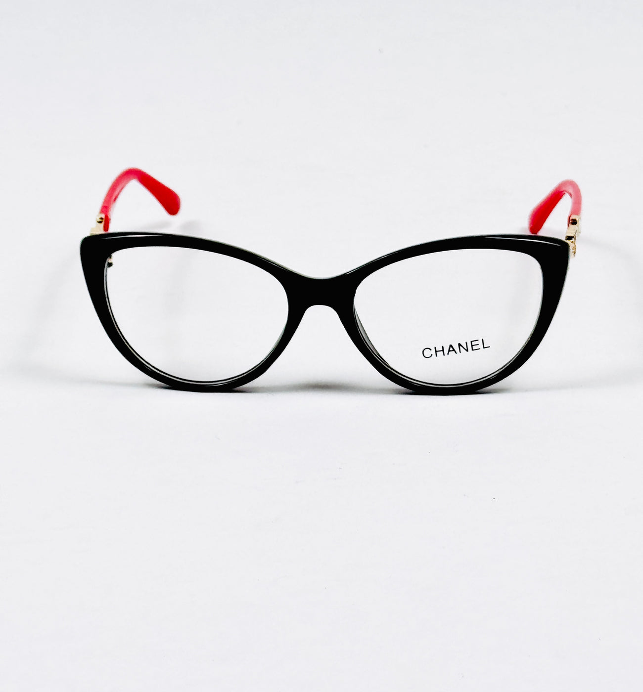 Chanel – 888 – 53 – Red Black –  Acetate - Optics – Ladies