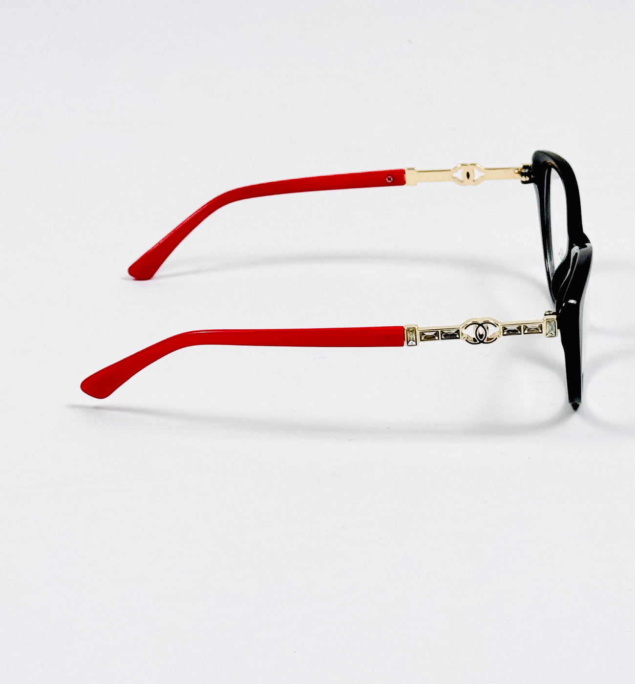 Chanel – 888 – 53 – Red Black –  Acetate - Optics – Ladies
