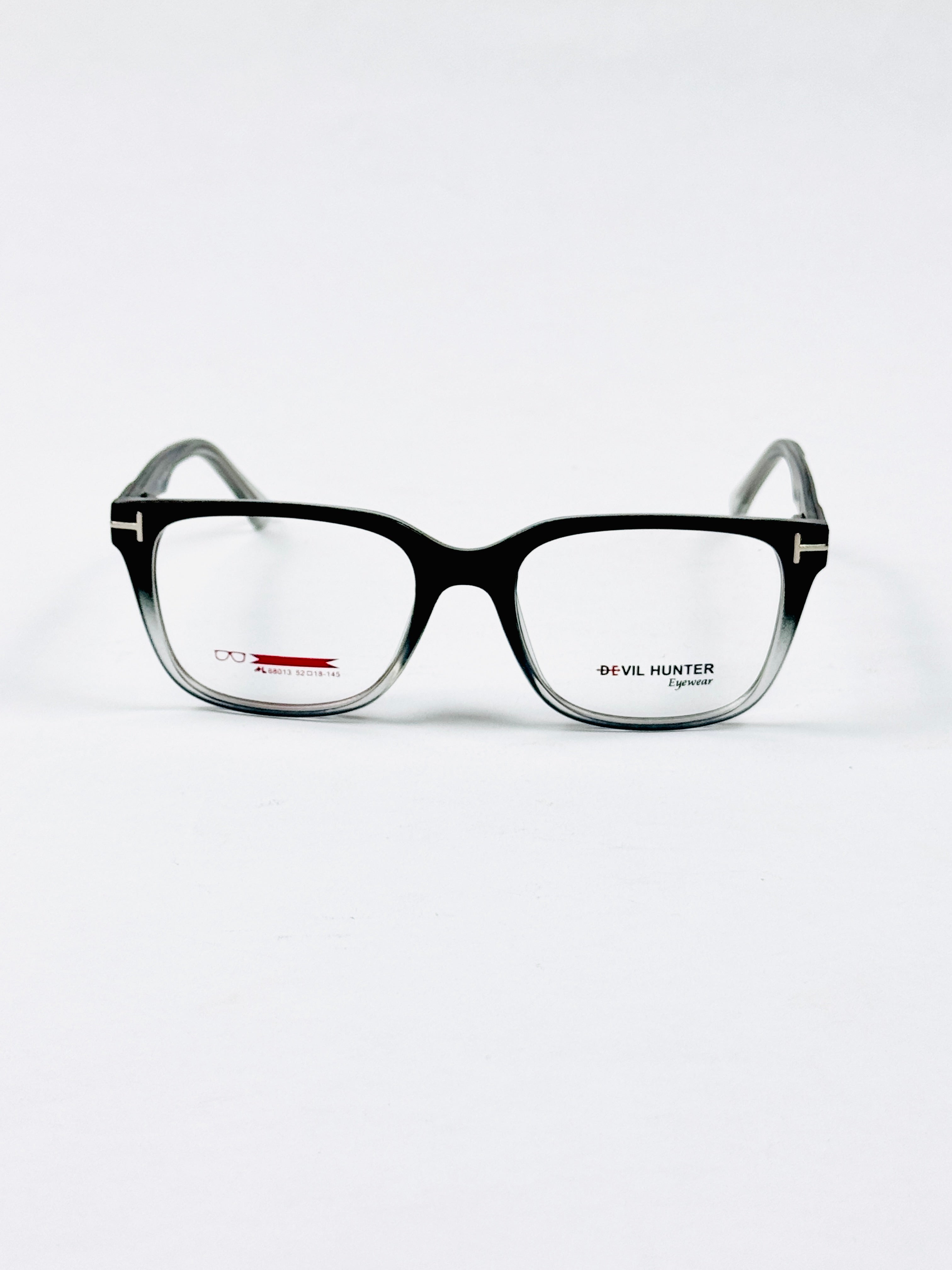 Tom Ford – 8013 – 52 - Translucent Black – Acetate  – Optics - Unisex
