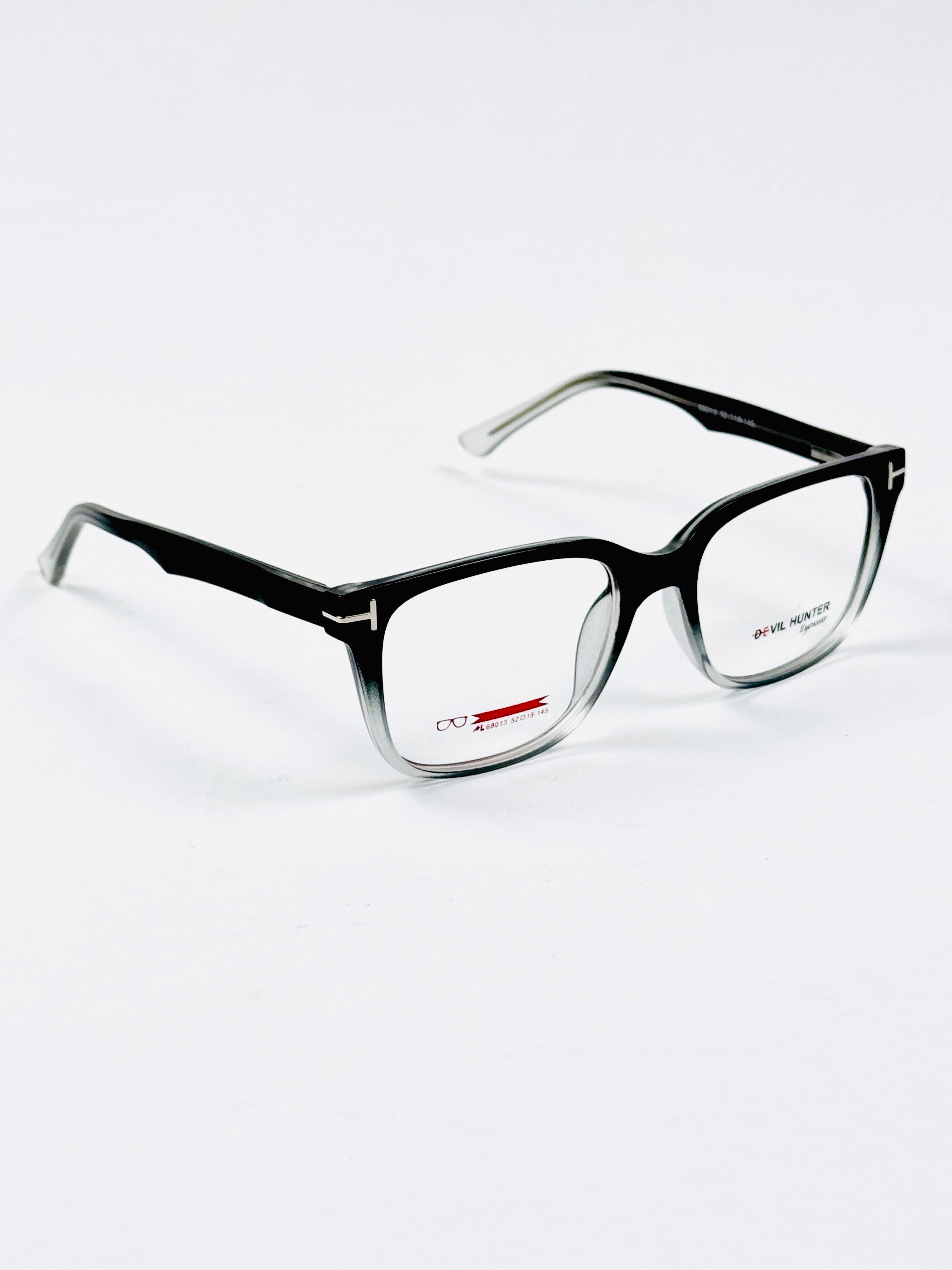 Tom Ford – 8013 – 52 - Translucent Black – Acetate  – Optics - Unisex