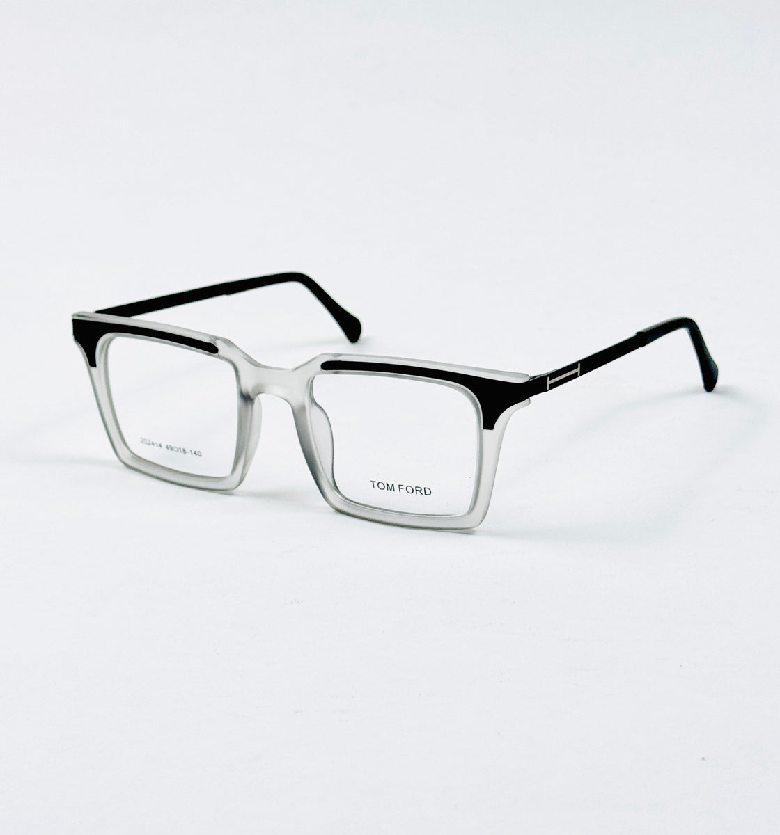 Tom Ford – 202414 – 49 - Translucent White – Metal - Acetate  – Optics - Unisex