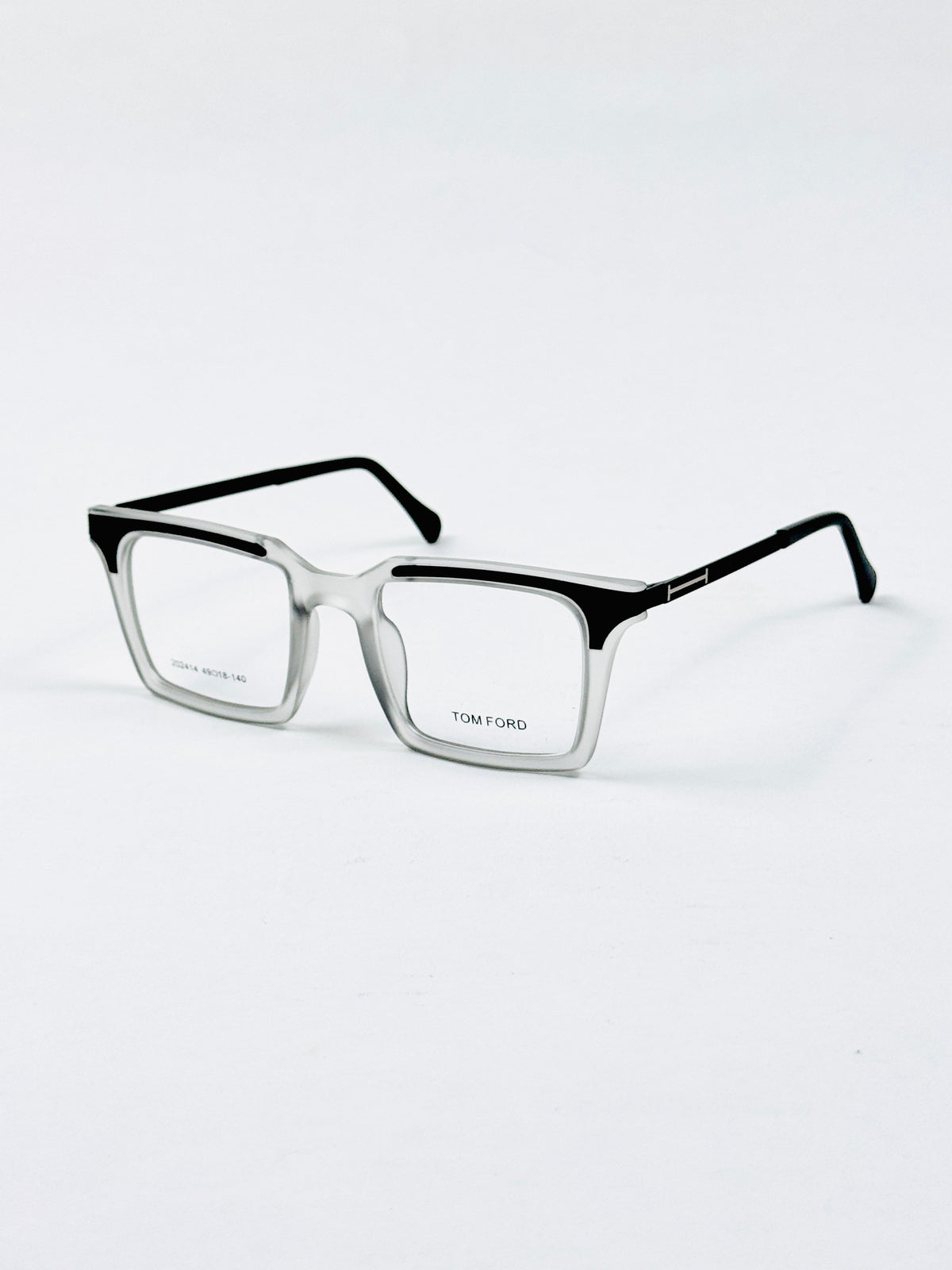 Tom Ford – 202414 – 49 - Translucent White – Metal - Acetate  – Optics - Unisex