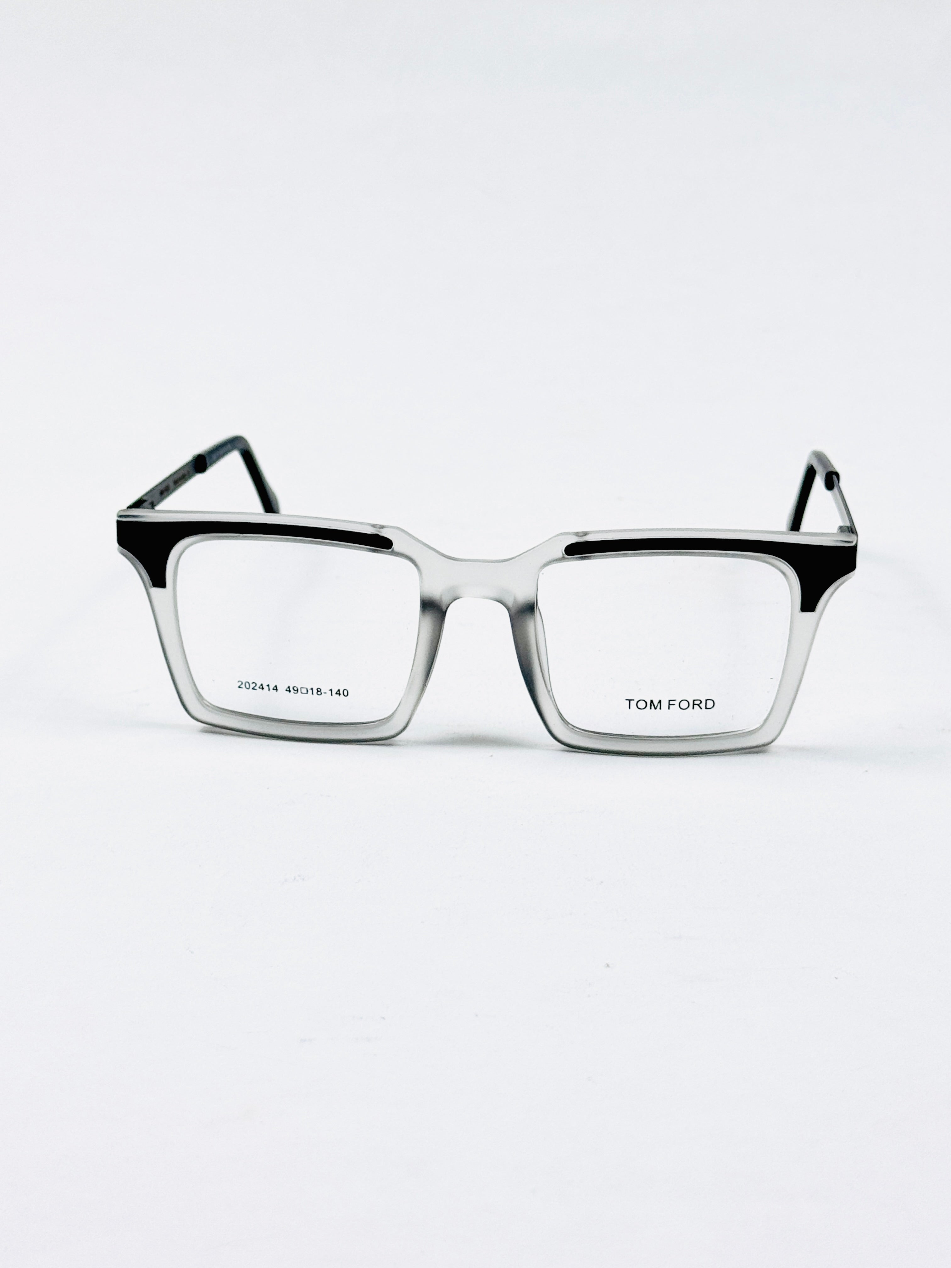 Tom Ford – 202414 – 49 - Translucent White – Metal - Acetate  – Optics - Unisex