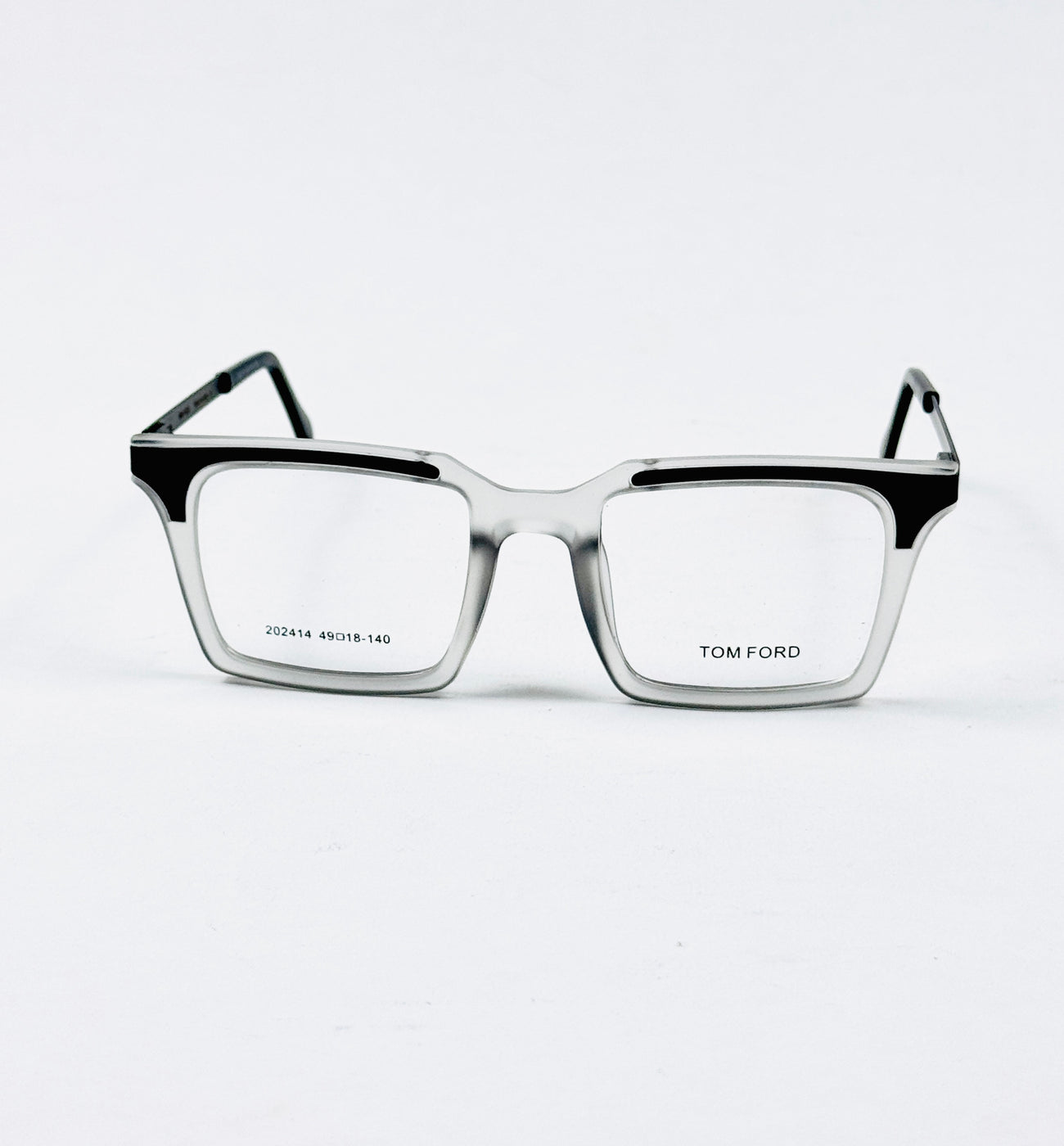 Tom Ford – 202414 – 49 - Translucent White – Metal - Acetate  – Optics - Unisex