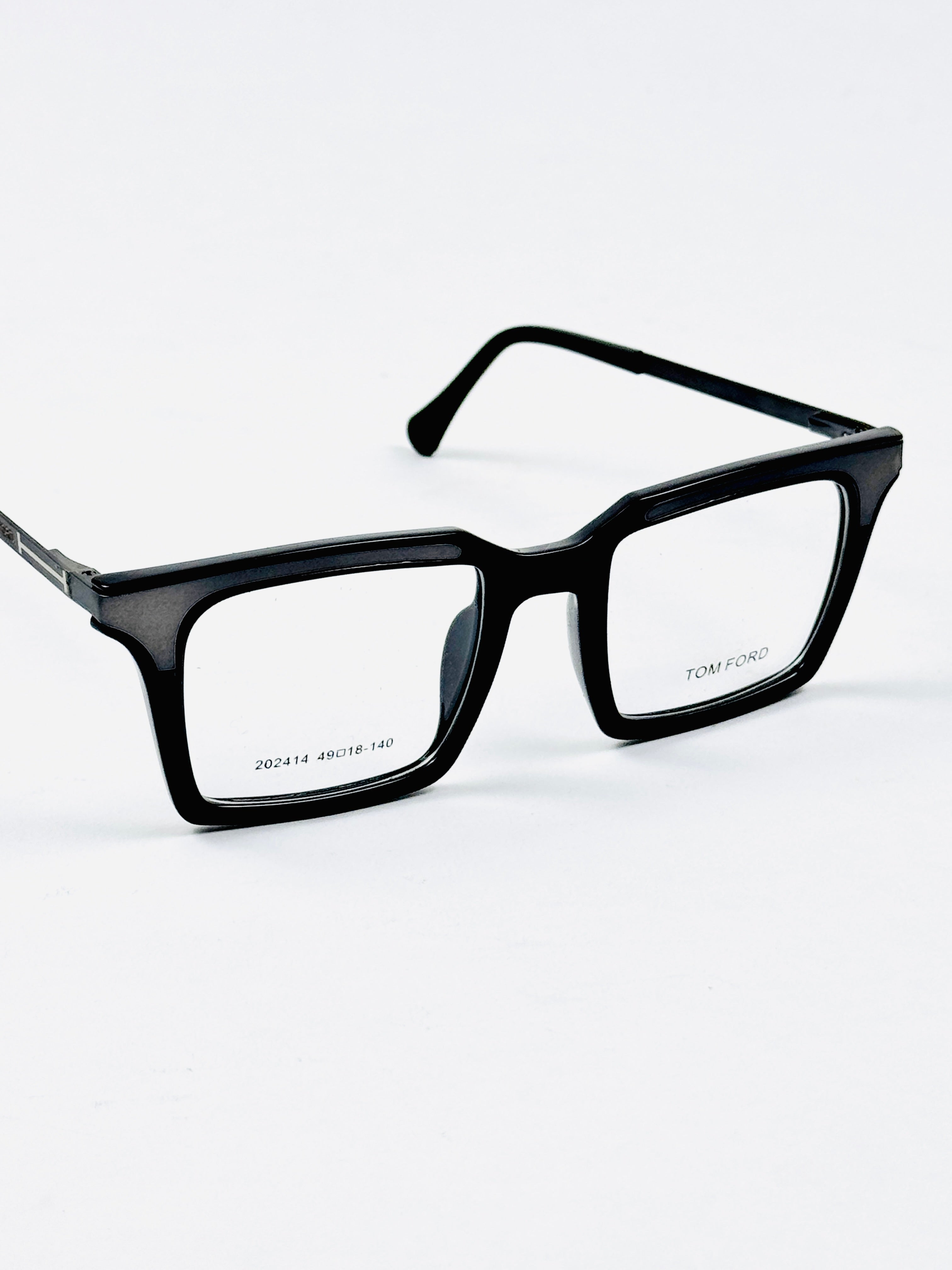 Tom Ford – 202414 – 49 - Dark Grey – Metal - Acetate  – Optics - Unisex