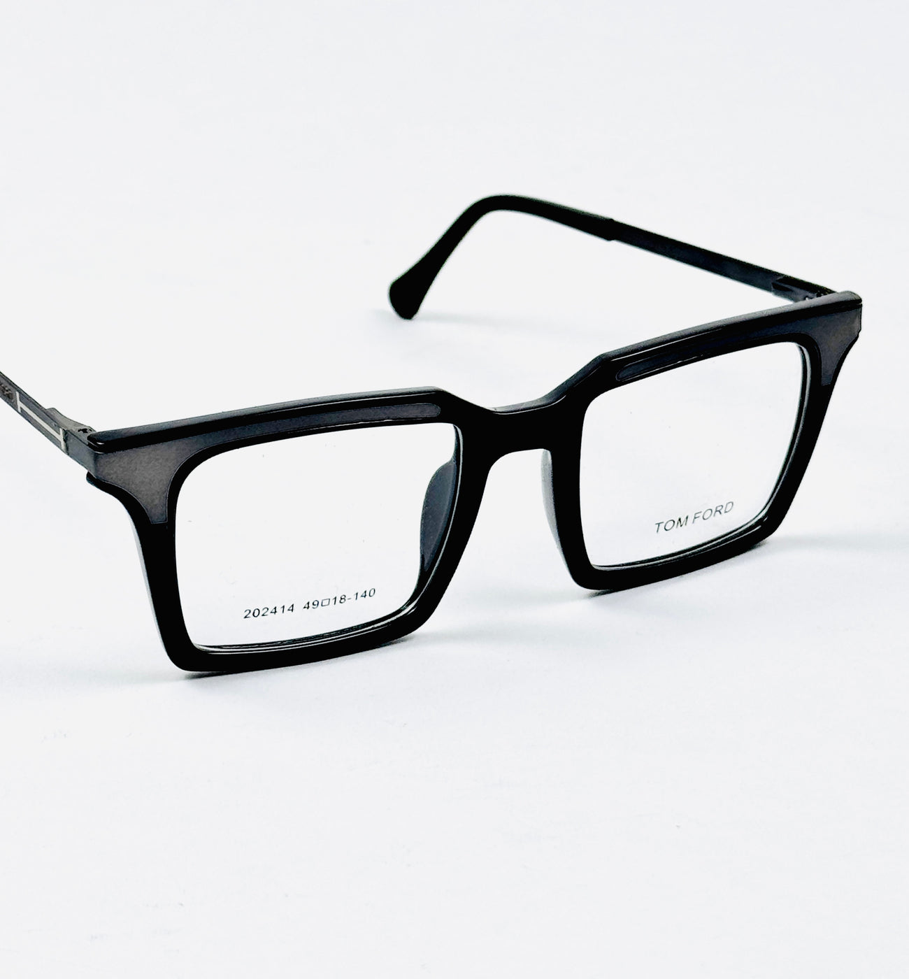 Tom Ford – 202414 – 49 - Dark Grey – Metal - Acetate  – Optics - Unisex
