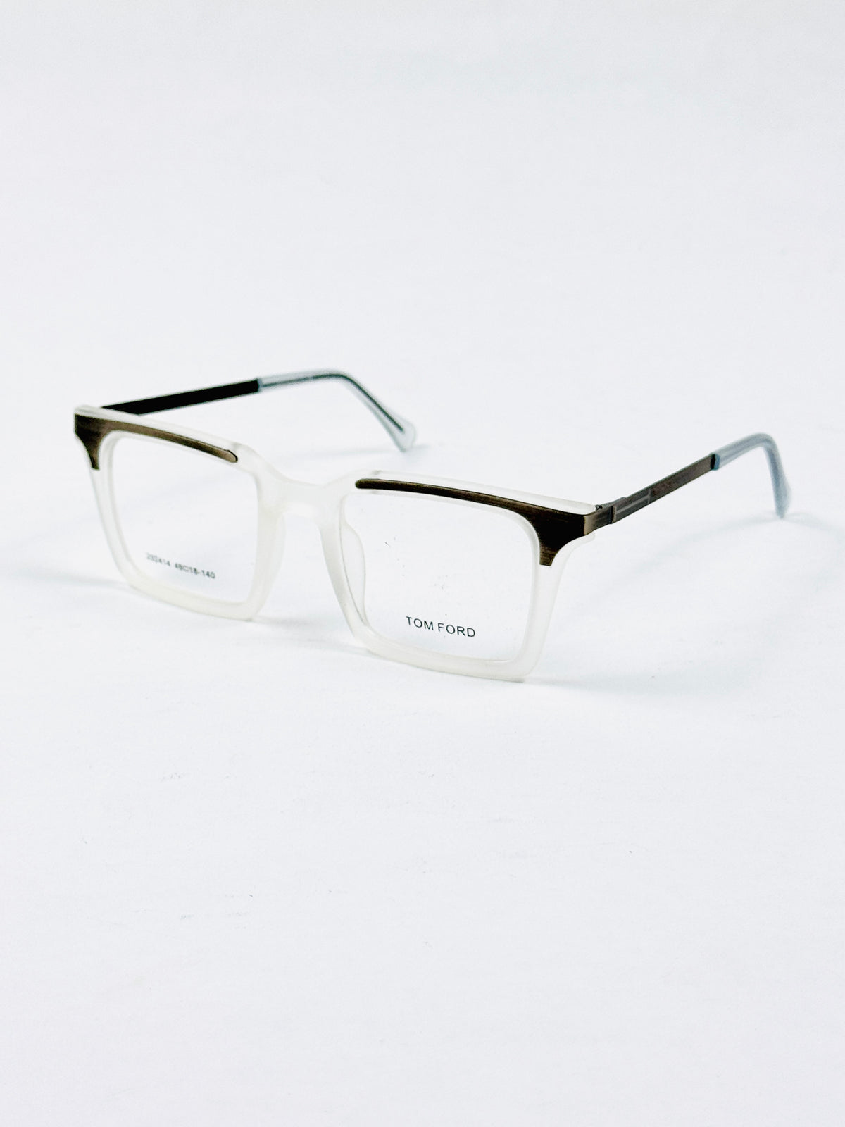Tom Ford – 202414 – 49 - White – Metal - Acetate  – Optics - Unisex