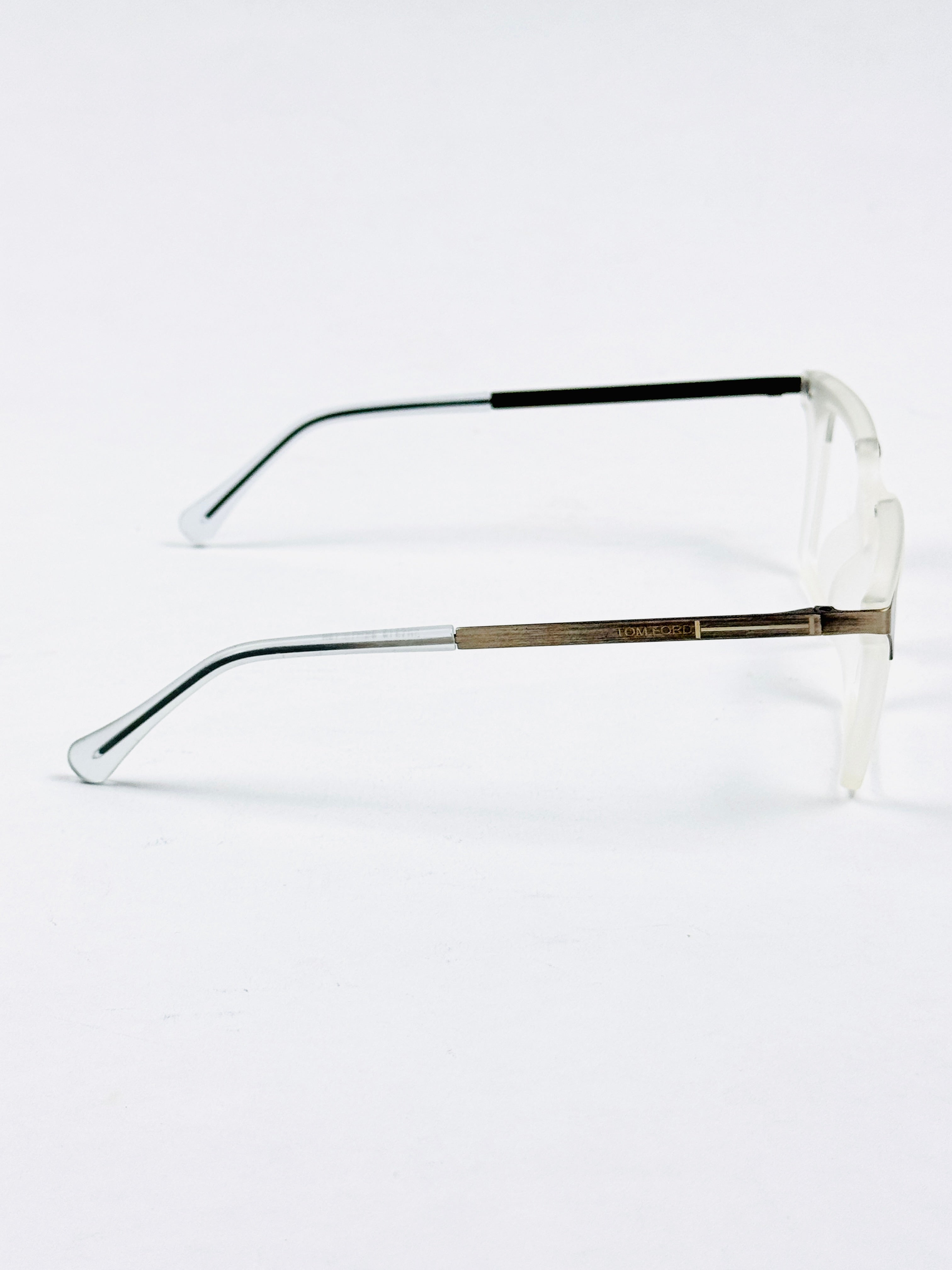 Tom Ford – 202414 – 49 - White – Metal - Acetate  – Optics - Unisex