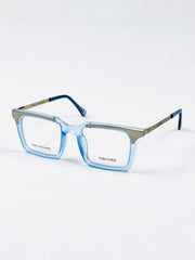 Tom Ford – 202414 – 49 - Translucent Blue – Metal - Acetate  – Optics - Unisex