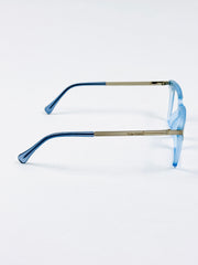 Tom Ford – 202414 – 49 - Translucent Blue – Metal - Acetate  – Optics - Unisex
